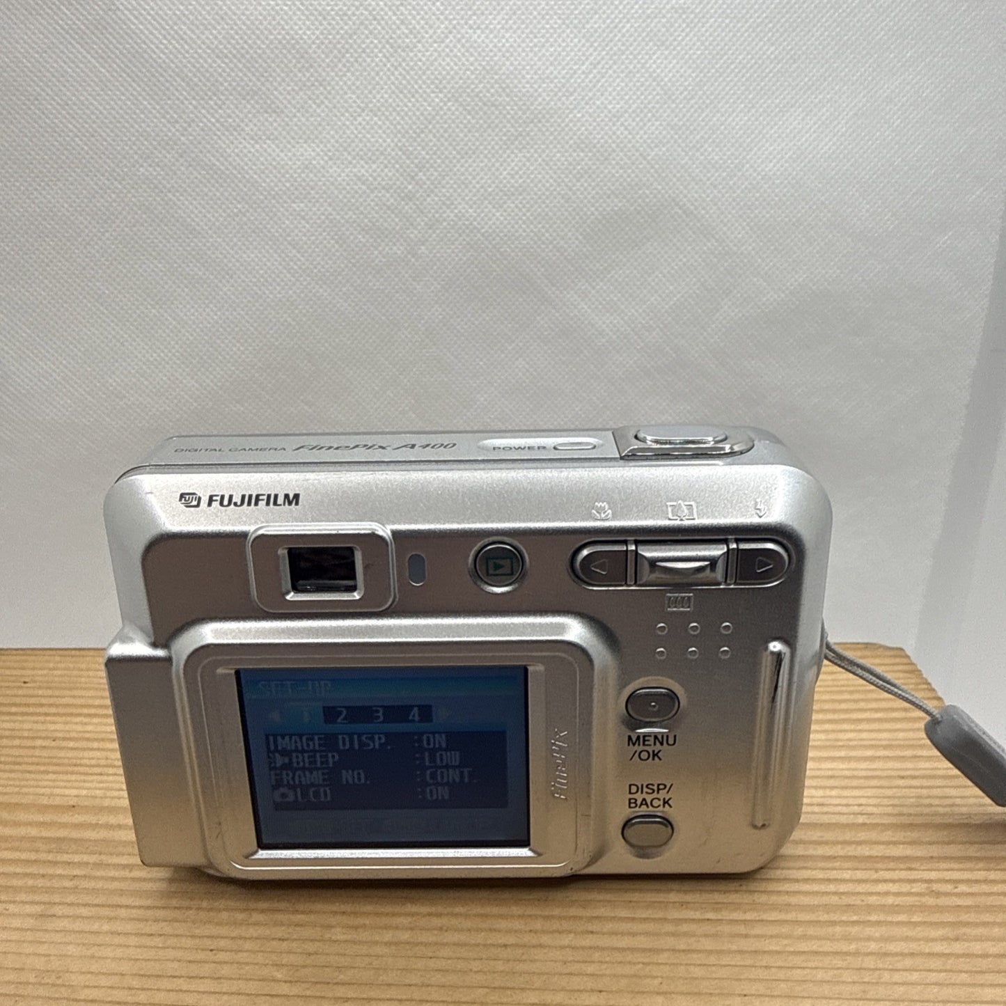 Fujifilm Finepix A400 4.1MP Digital Camera Tested Working + 64MB XD Card