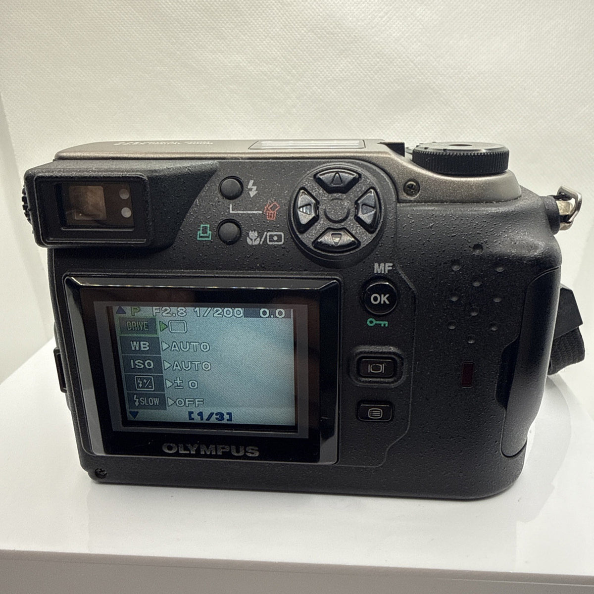 Retro Digital Camera Olympus Camedia C-3000 Zoom 3.3MP Tested Full Kit Working