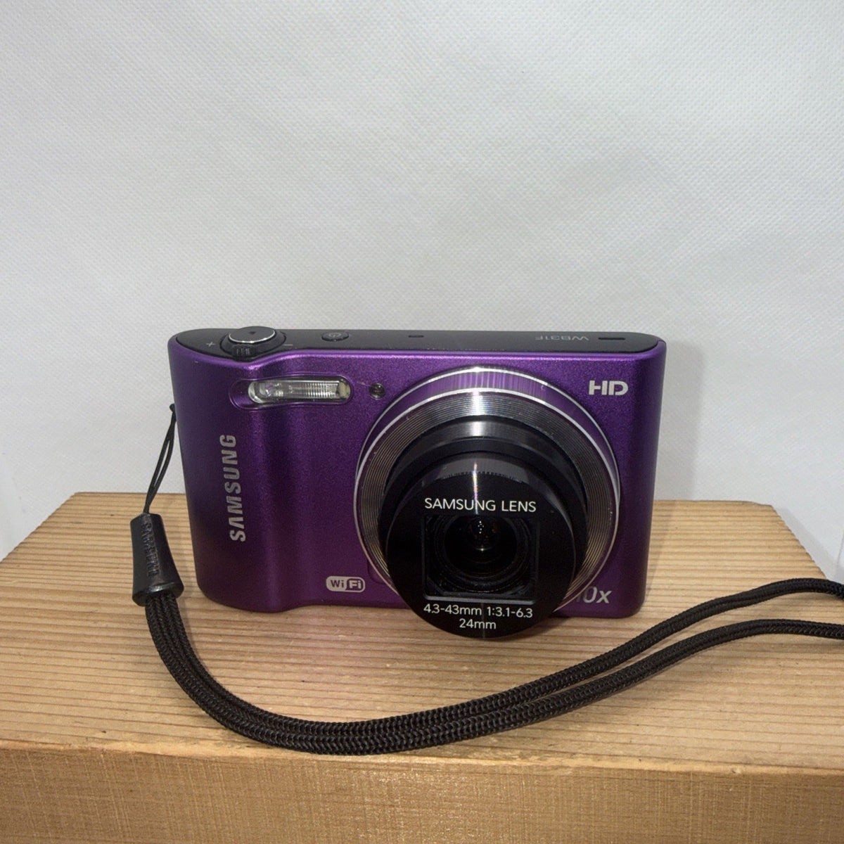 Samsung WB31F 16.2MP Digital Camera Tested Purple + Charger Battery 2GB SD Card