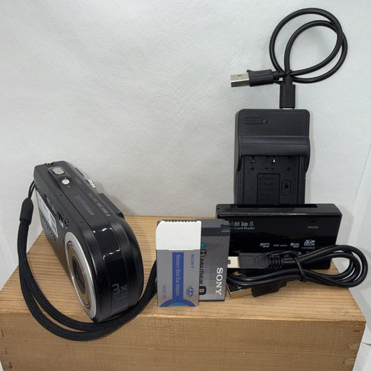 Sony Digital Camera Cybershot DSC-P120 5.1MP Tested + Charger Battery Memory