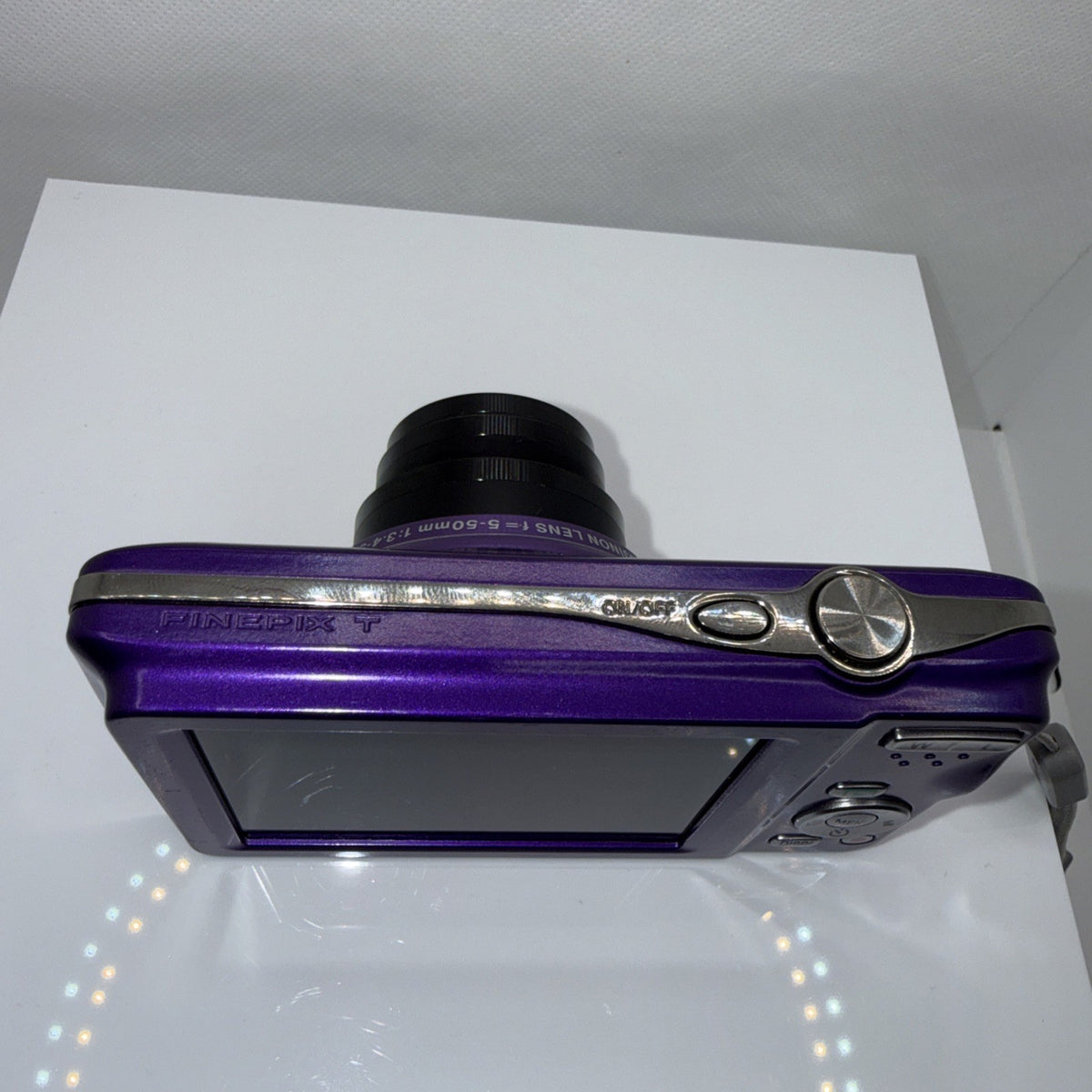 Fujifilm FinePix T350 14MP Purple Digital Camera Tested + Charger Battery 16GB