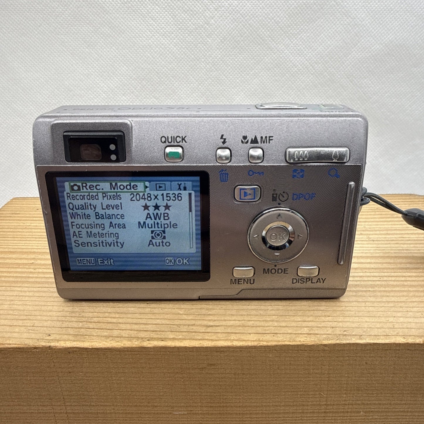 Pentax 5MP Digital Camera Optio S5i Boxed Tested + Charger Battery 1GB SD Card