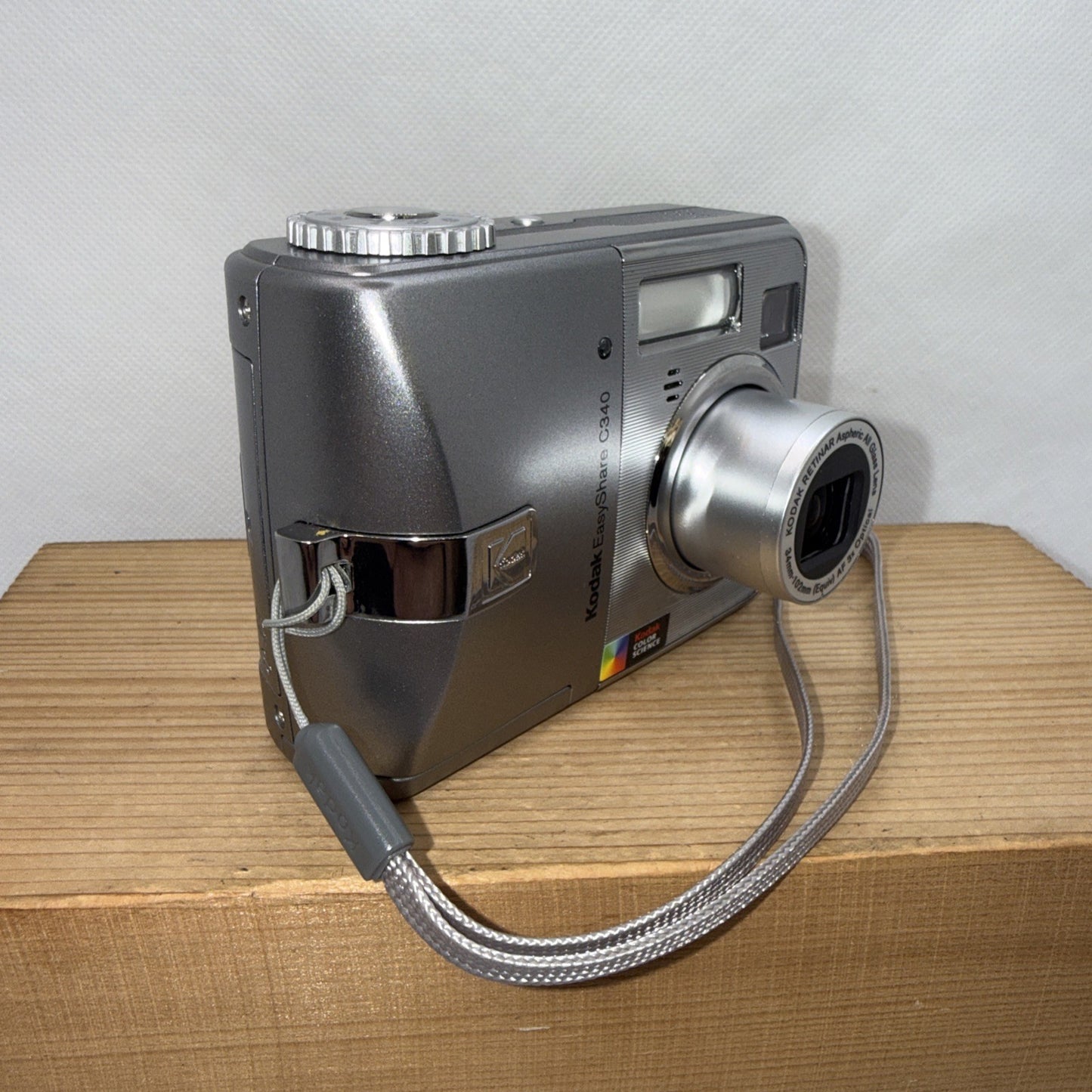Kodak EasyShare C340 5MP Digital Camera Tested Working SD Card Case VGC