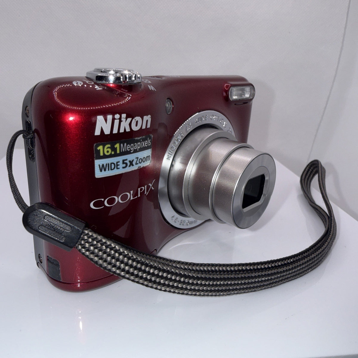 Nikon Coolpix L31 16.1MP Digital Camera Tested *Lens Flaps Missing - Full Kit
