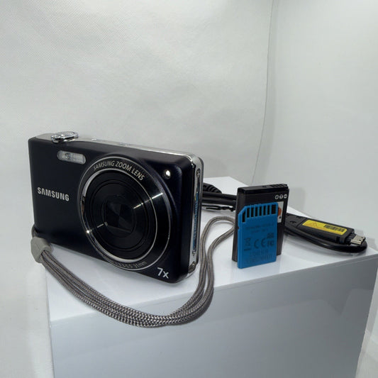 Samsung Digital Camera PL201 14.2MP Tested Working + Charger Battery 4GB SD Card