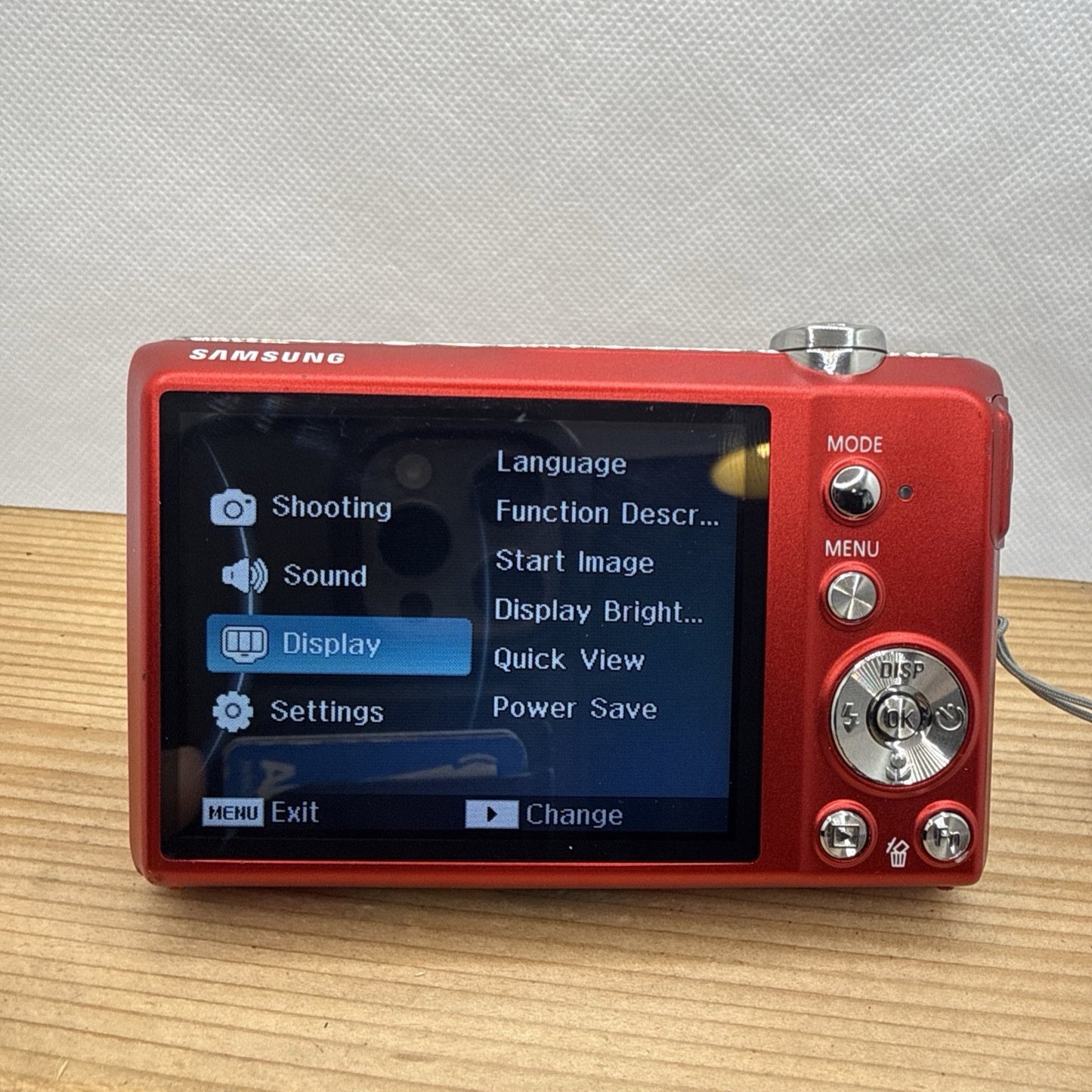 Samsung ST61 12.2MP Red Compact Digital Camera Tested + Charger Battery 4GB SD
