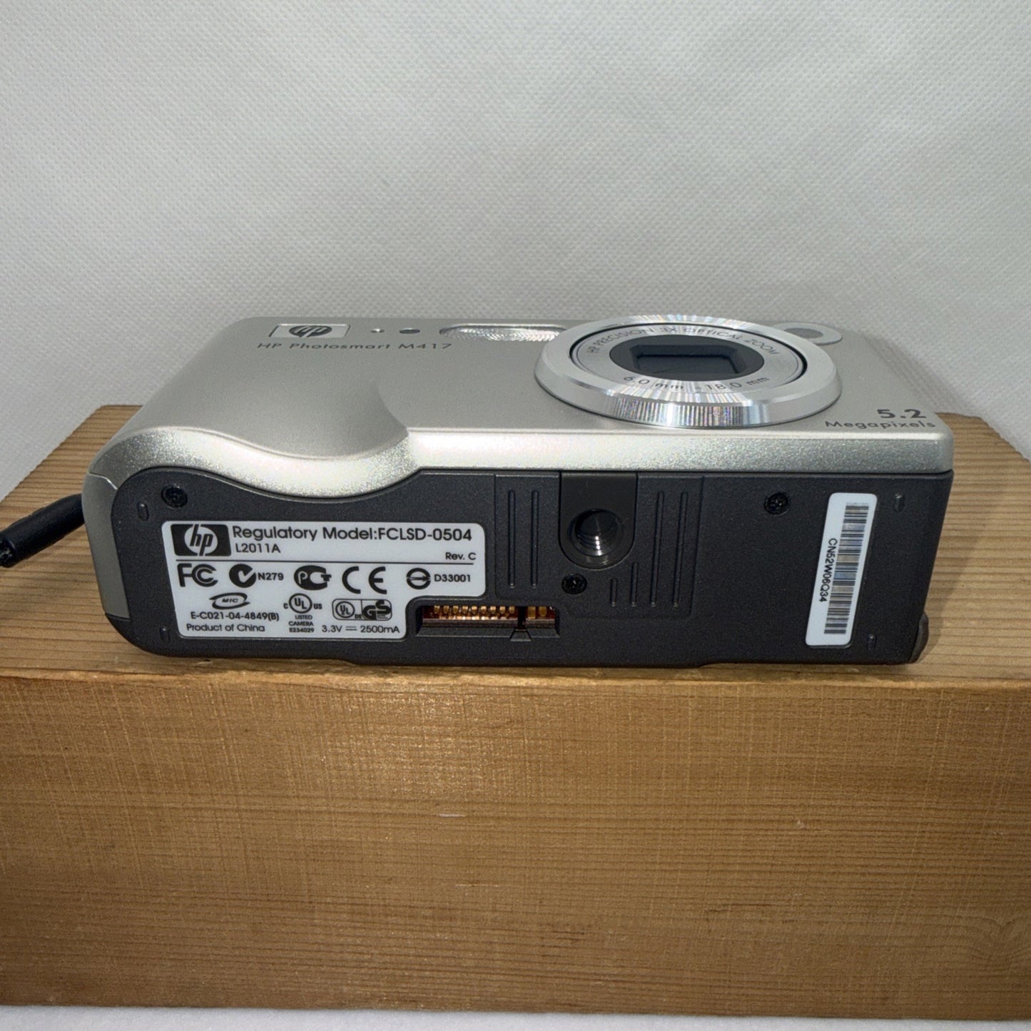 HP PhotoSmart M417 5.2MP Digital Camera Tested + 2GB SD Mint Condition