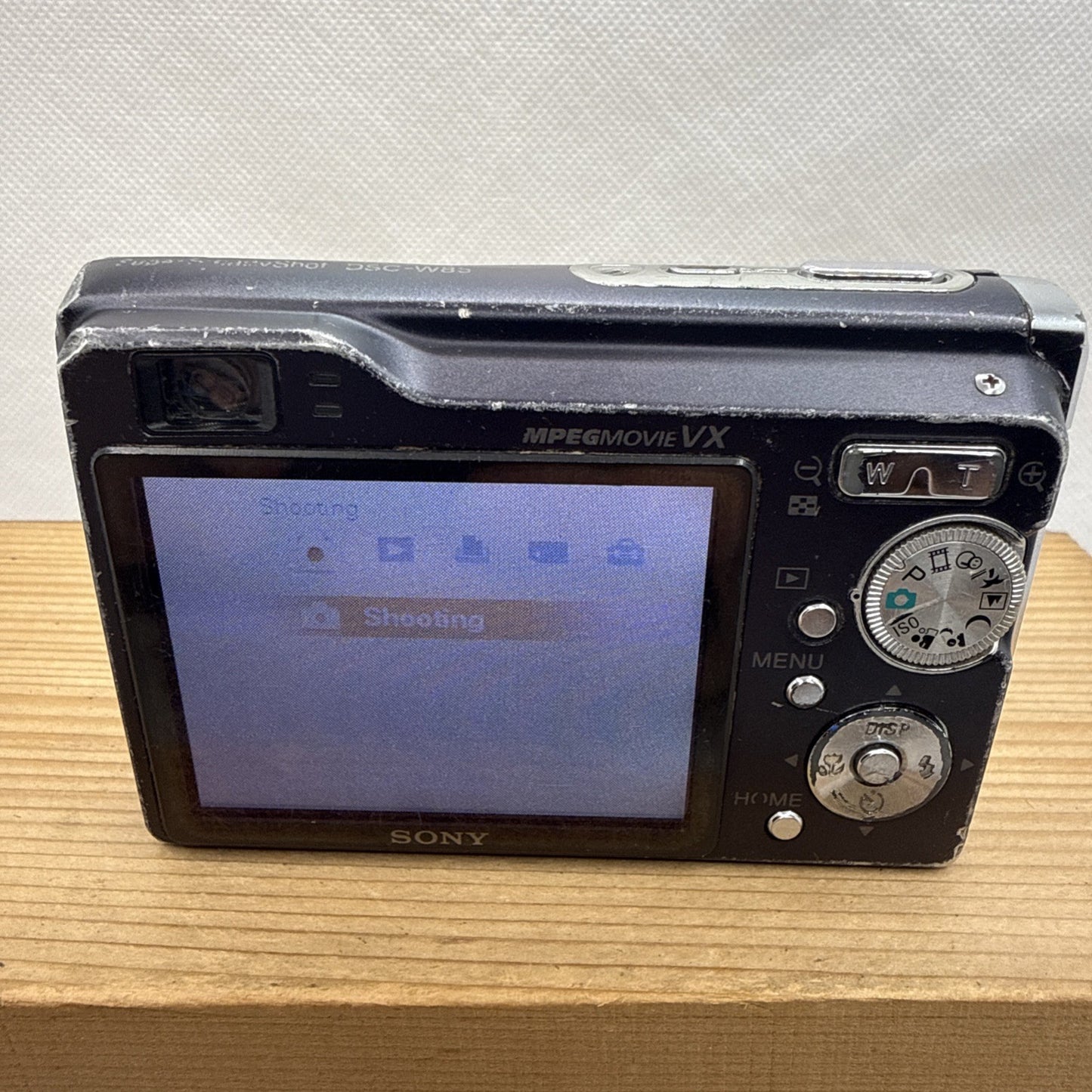 Sony Cyber-shot DSC-W85 7.2MP Camera Tested *Scratches + Charger Battery Memory