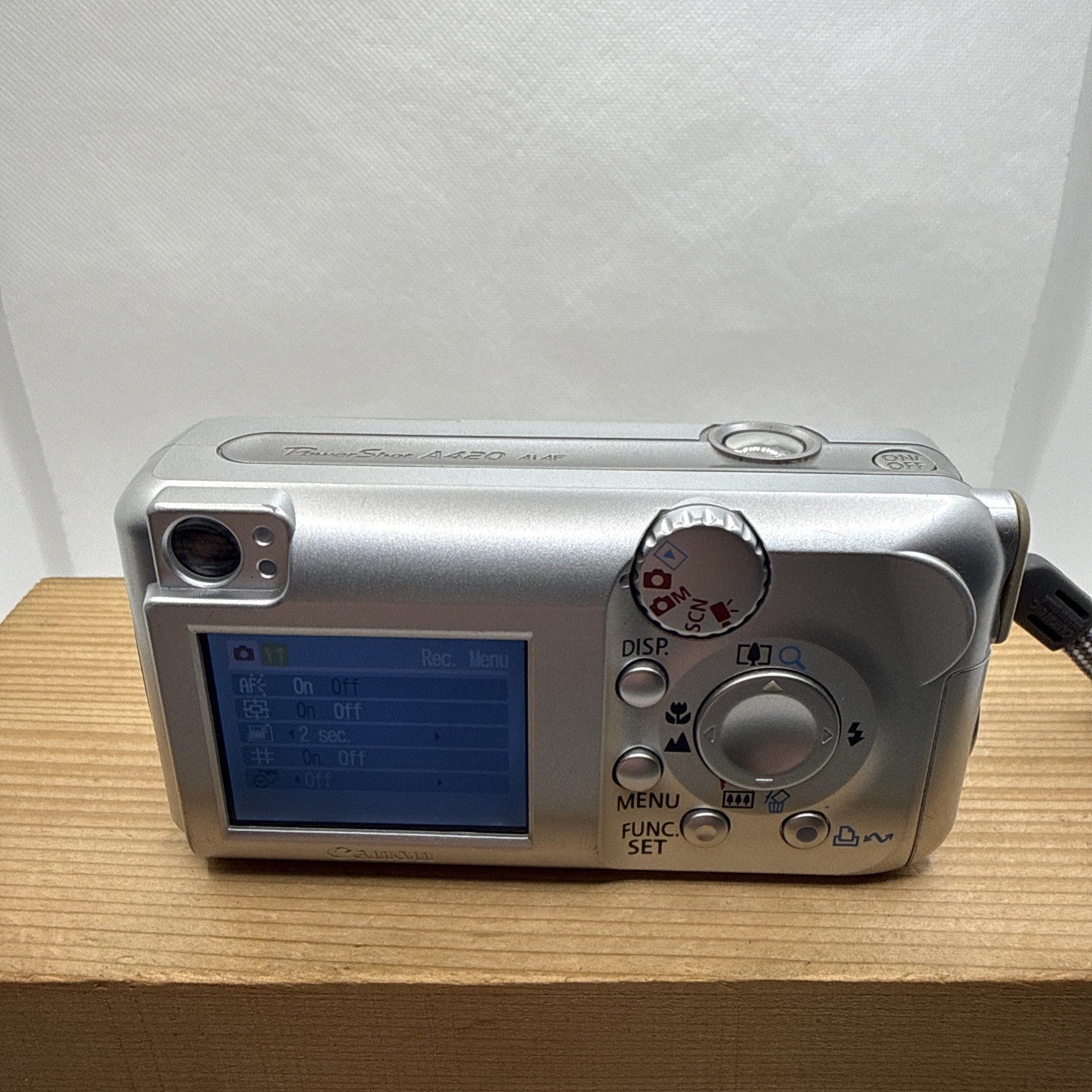 Canon PowerShot A420 Digital Camera 4MP Tested Working + Memory Case Bundle4