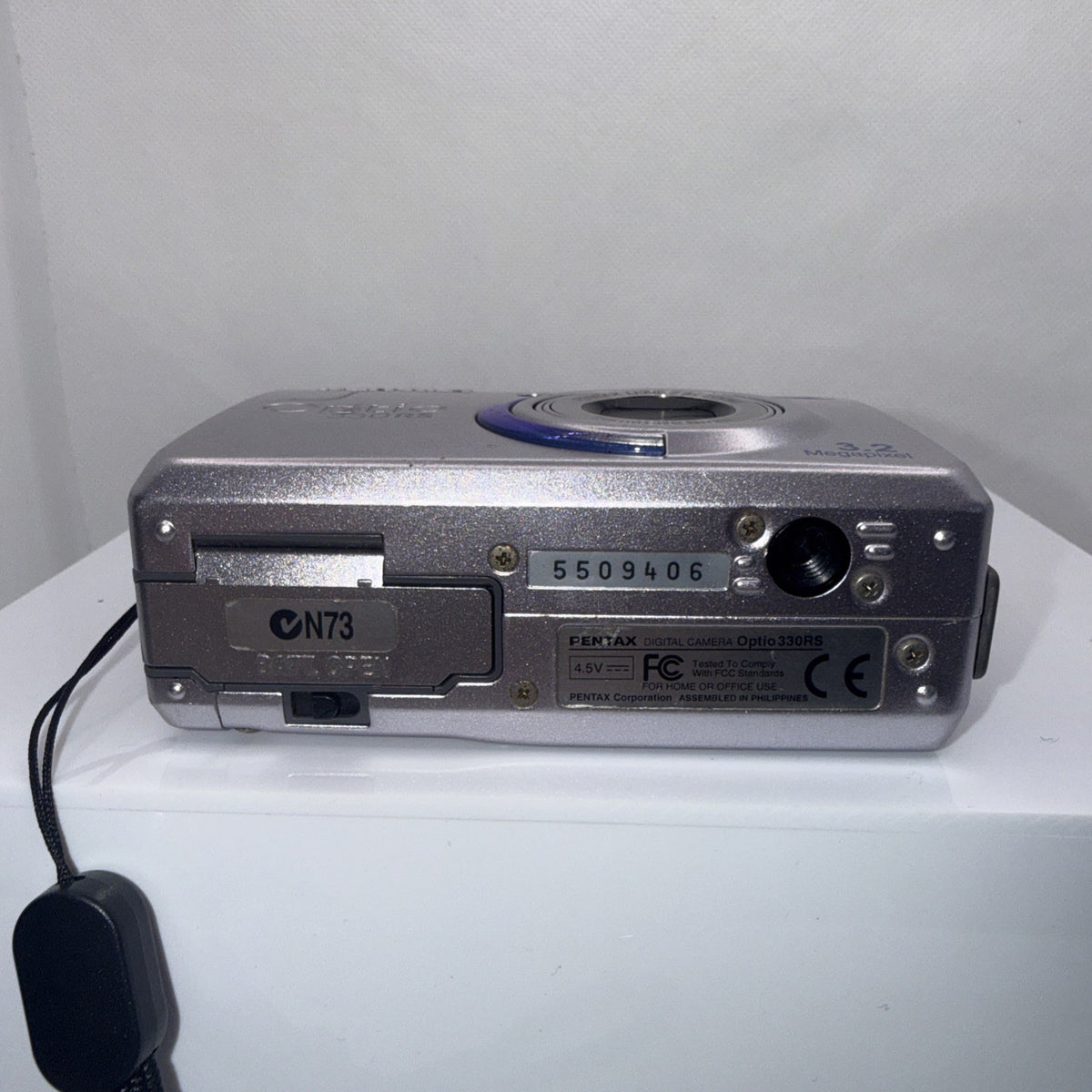 Pentax Optio 330RS 3.2MP Digital Camera Tested + Battery Charger 256MB CF Card