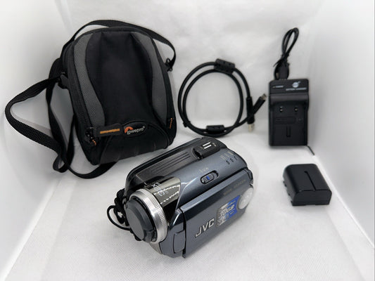JVC GZ-MG36EK 30GB Digital Camcorder Tested Plus Charger Battery Case0