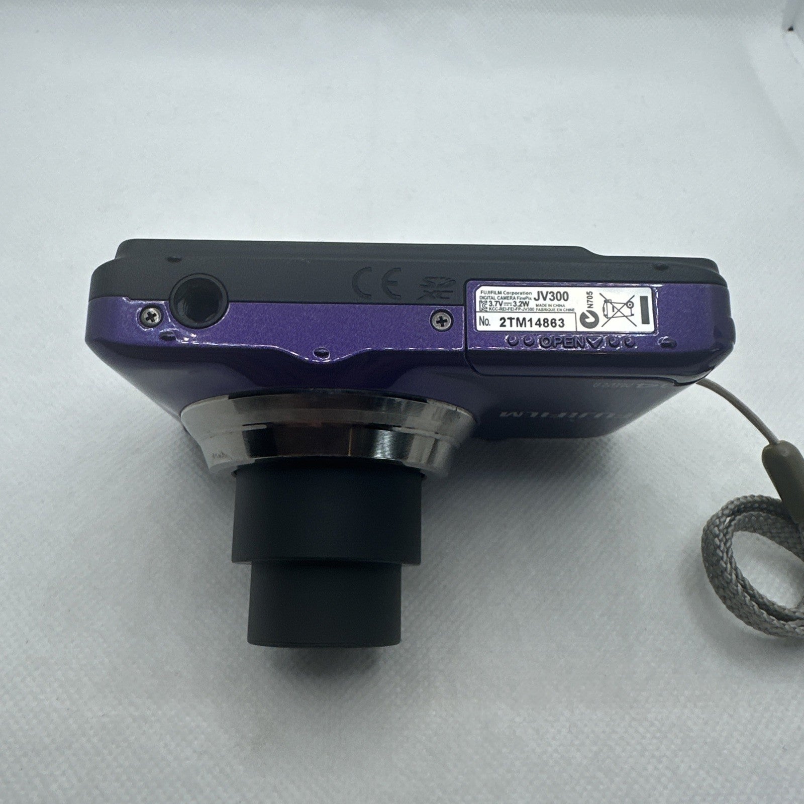 Fujifilm Finepix JV300 14MP Digital Camera Purple Tested + Charger Battery 16GB6