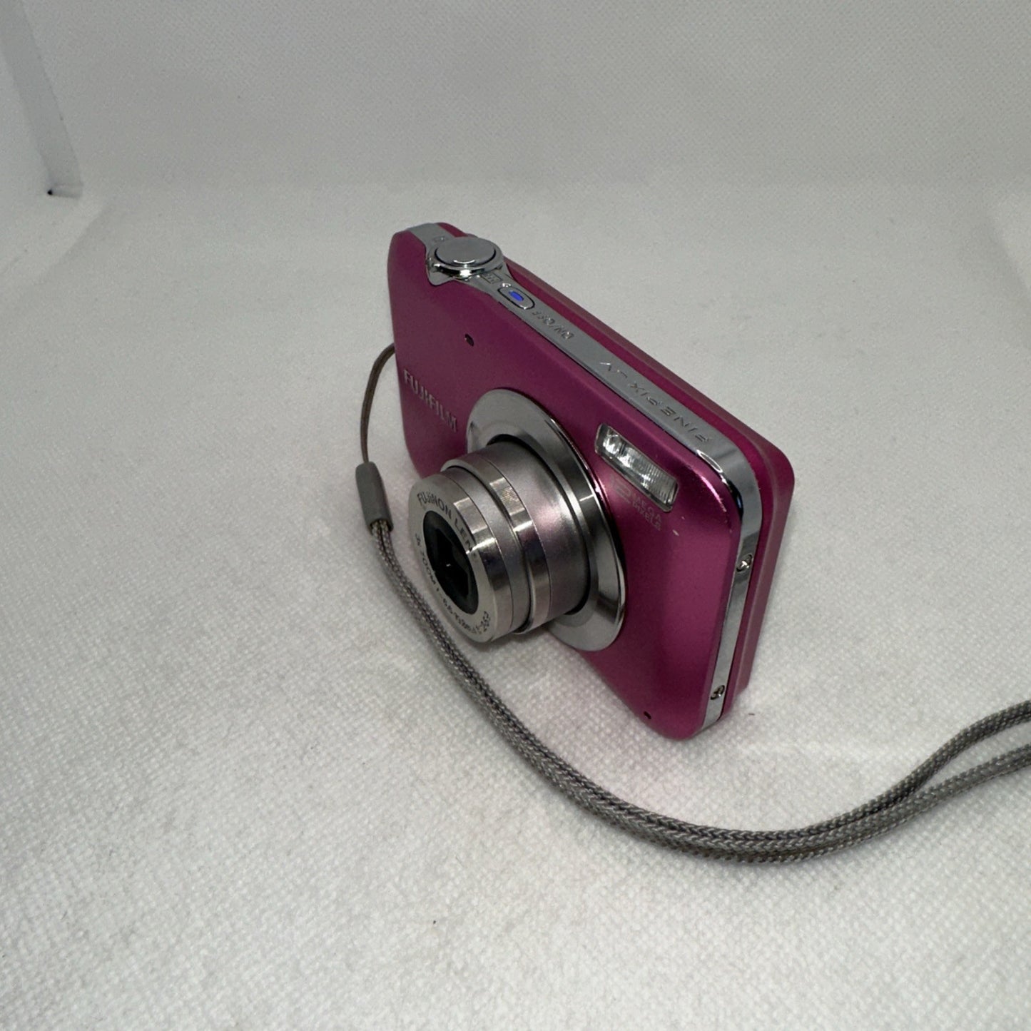 Fujifilm Digital Camera FinePix JV110 12.0MP Pink Tested + Charger Battery 16GB3