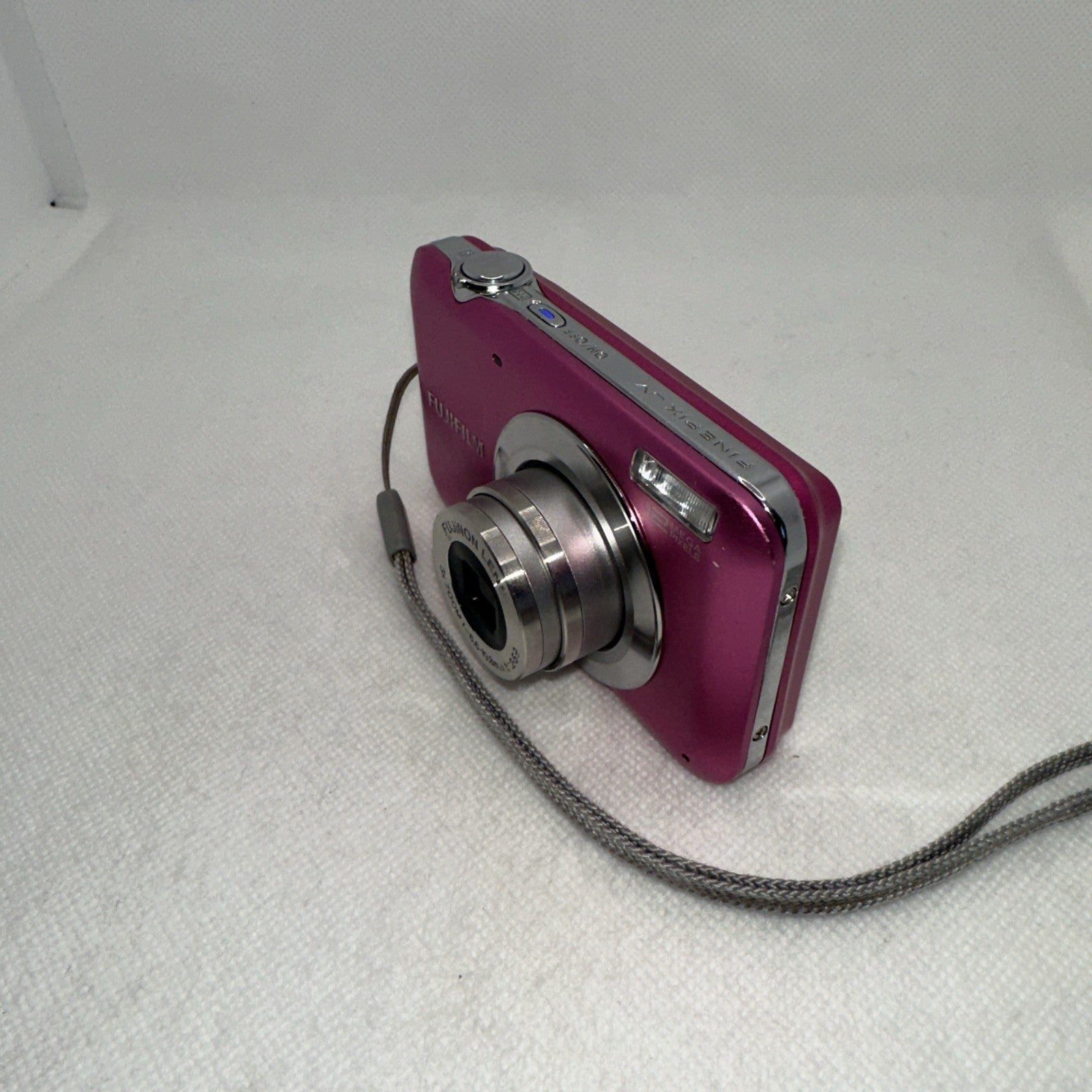 Fujifilm Digital Camera FinePix JV110 12.0MP Pink Tested + Charger Battery 16GB3