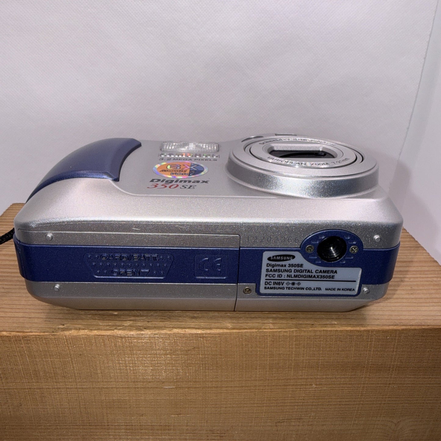 SAMSUNG DIGIMAX 350SE DIGITAL CAMERA 3.2MP TESTED + MEMORY AND FREE GIFTS RETRO