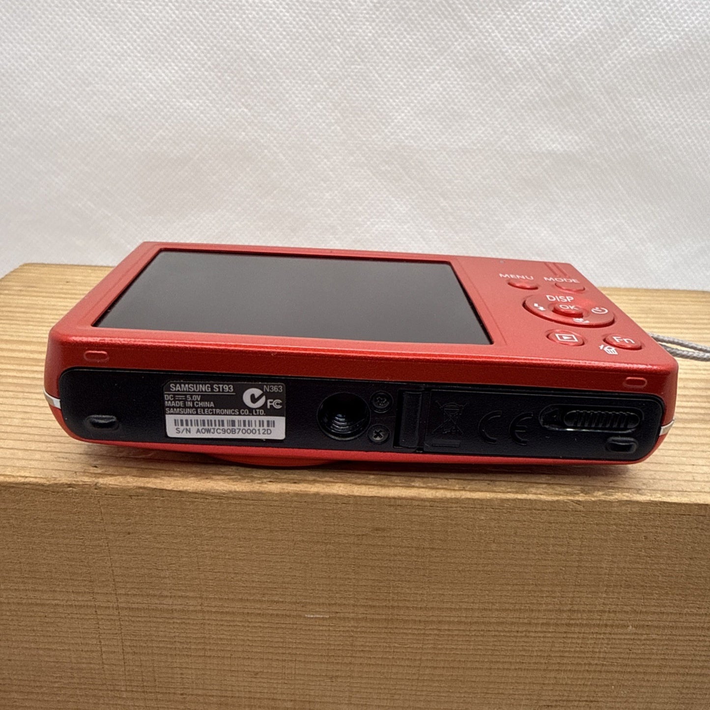Samsung ST93 16.1MP Digital Camera Red Tested Working + Charger Battery 2GB SD