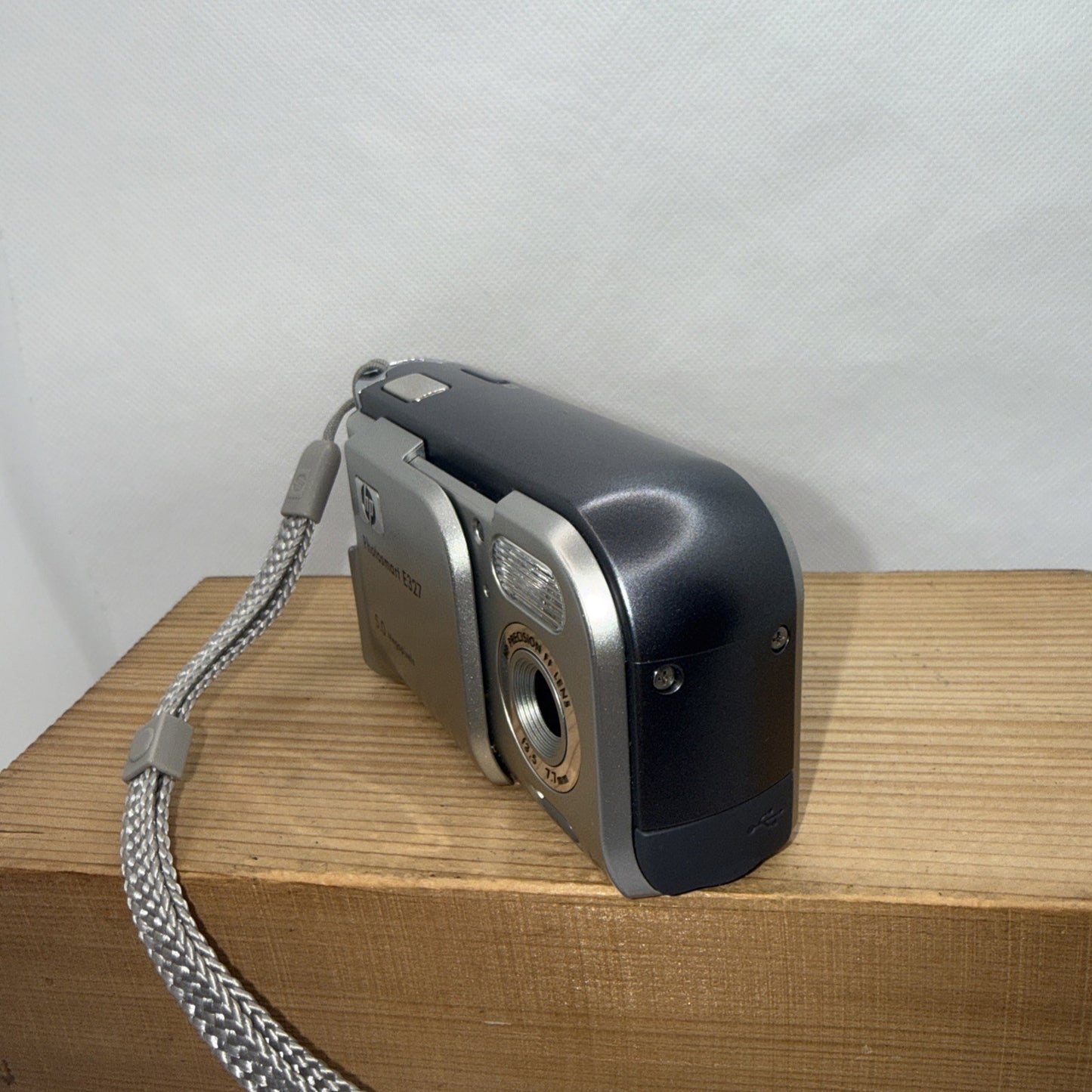 HP Photosmart E327 5MP Compact Digital Camera Tested Working + 1GB SD Retro Y2K