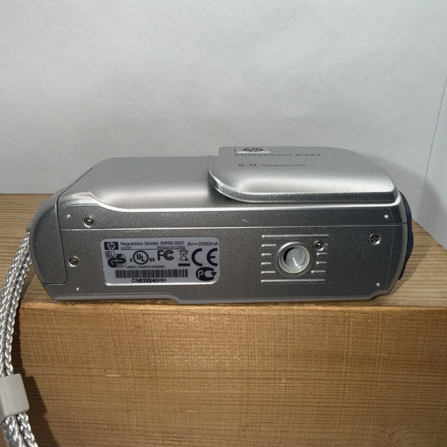 HP Photosmart E327 5MP Compact Digital Camera Tested Working + 1GB SD Retro Y2K