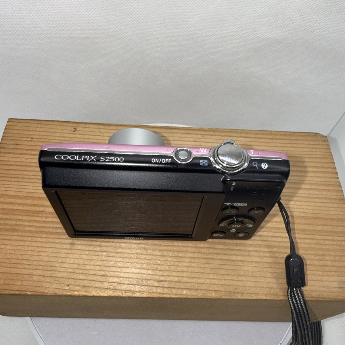 Nikon Coolpix S2500 12MP Pink Digital Camera Tested + Charger Battery 4GB SD
