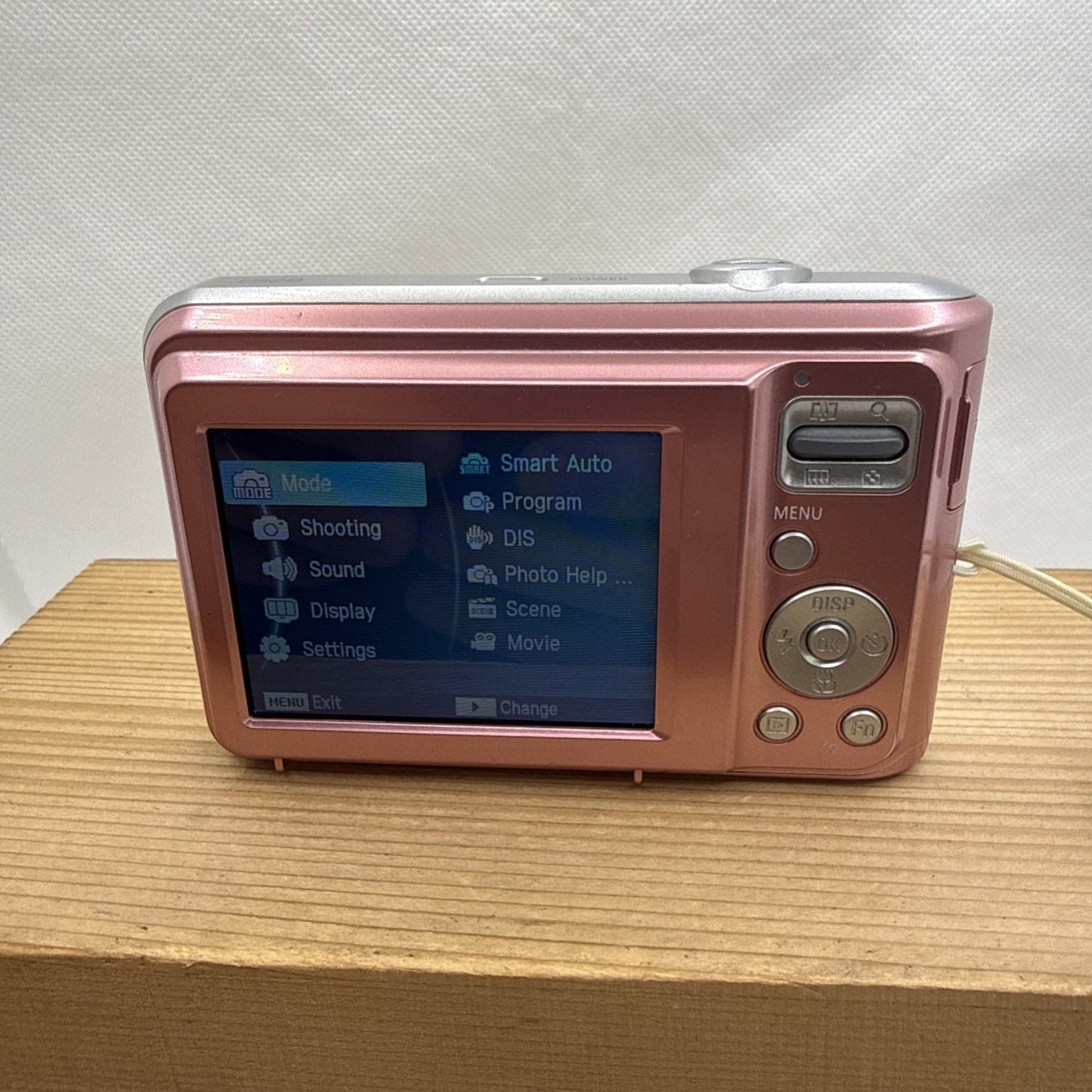 Samsung ES28 12.2MP Digital Camera Pink Tested Working Plus 4GB SD Card
