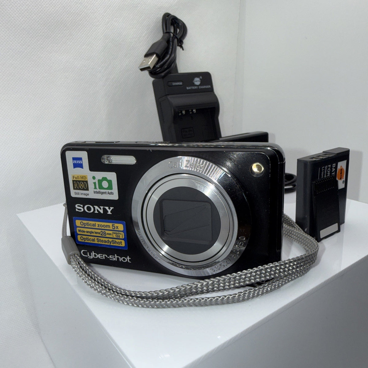 Digital Camera Sony Cyber-shot DSC-W270 12.1MP Tested Working Full Kit / Ready