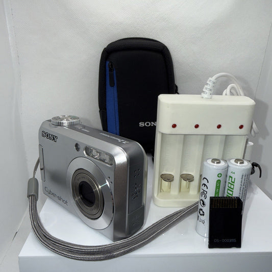 Digital Camera Sony Cybershot DSC-S650 7.2MP Working Full Kit Ready To Use
