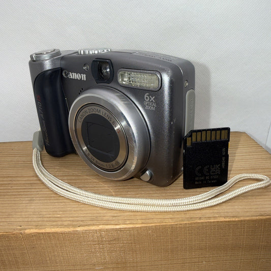 Canon PowerShot A710 Is Digital Camera 7.1mp Tested * minor screen issue* 4GB SD