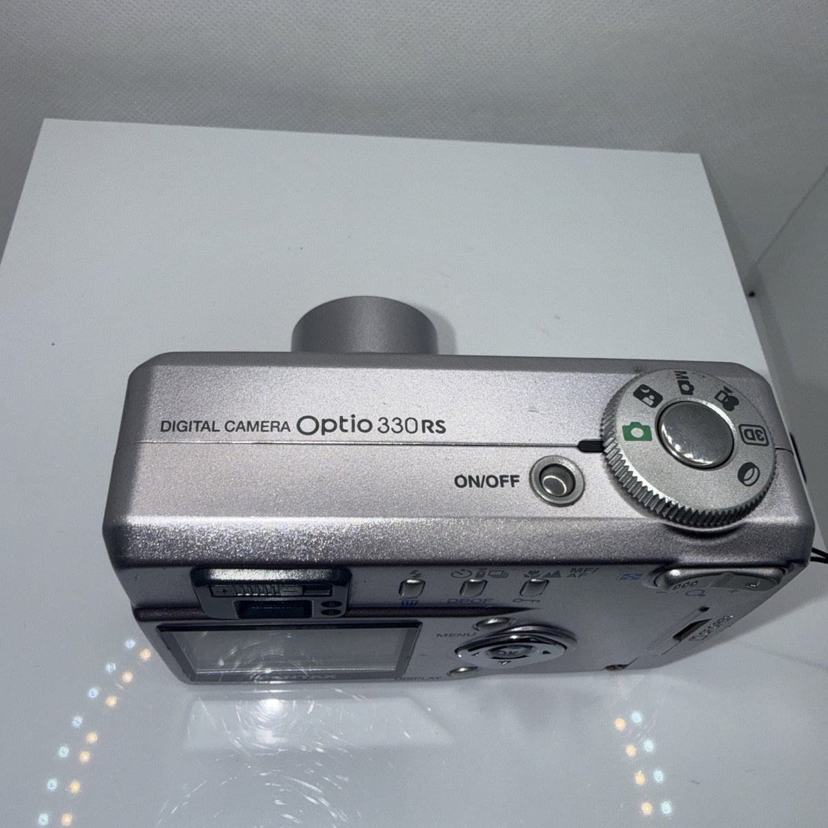 Pentax Optio 330RS 3.2MP Digital Camera Tested + Battery Charger 256MB CF Card