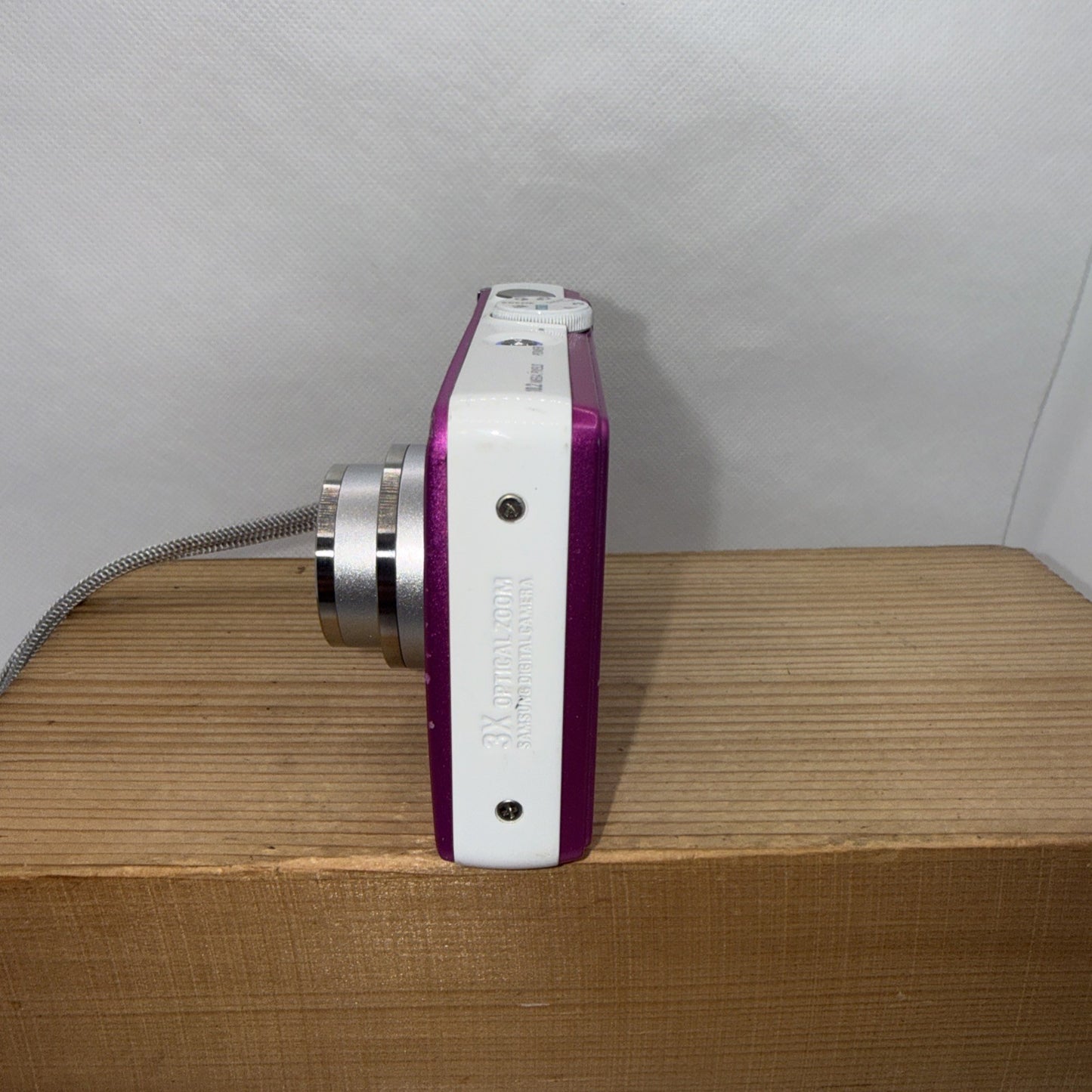 Samsung L201 10.2MP Pink Digital Camera Tested Working + Charger Battery 4GB SD