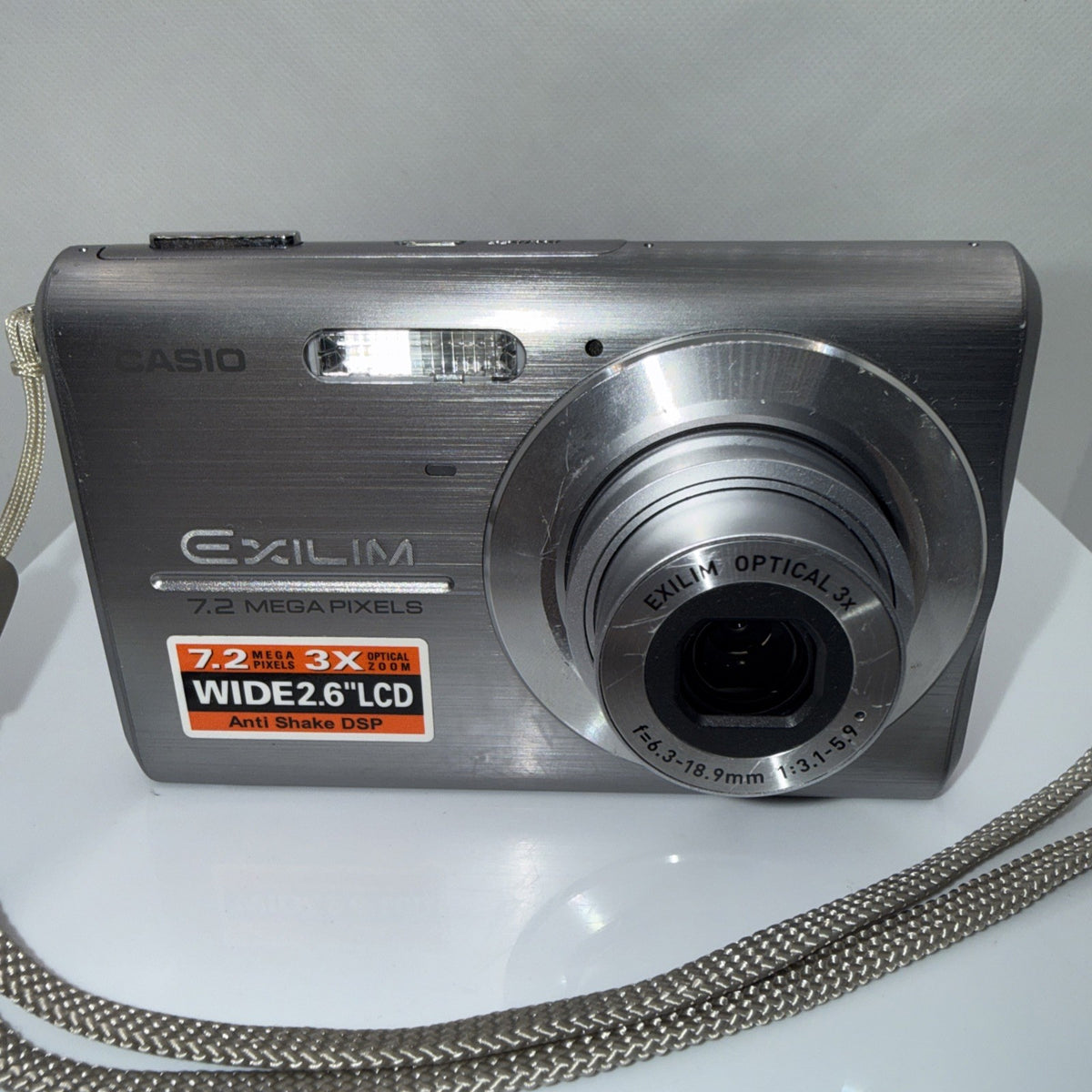 Casio Exilim EX-Z75 7.2MP Digital Camera Tested Working Full Kit Ready To Use