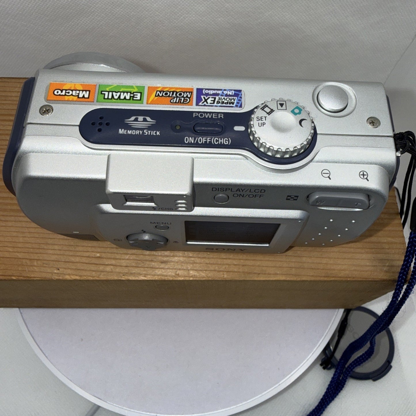 Sony Digital Camera Cybershot DSC-P50 2.1MP Silver Tested + Memory Retro