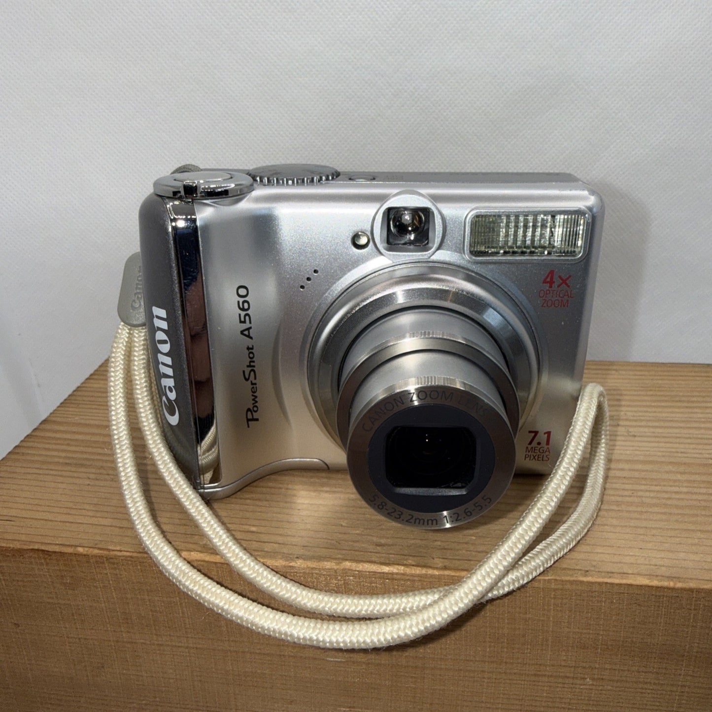 Canon Powershot A560 7.1mp Digital Camera SD Card  & Case Fully Tested & Working