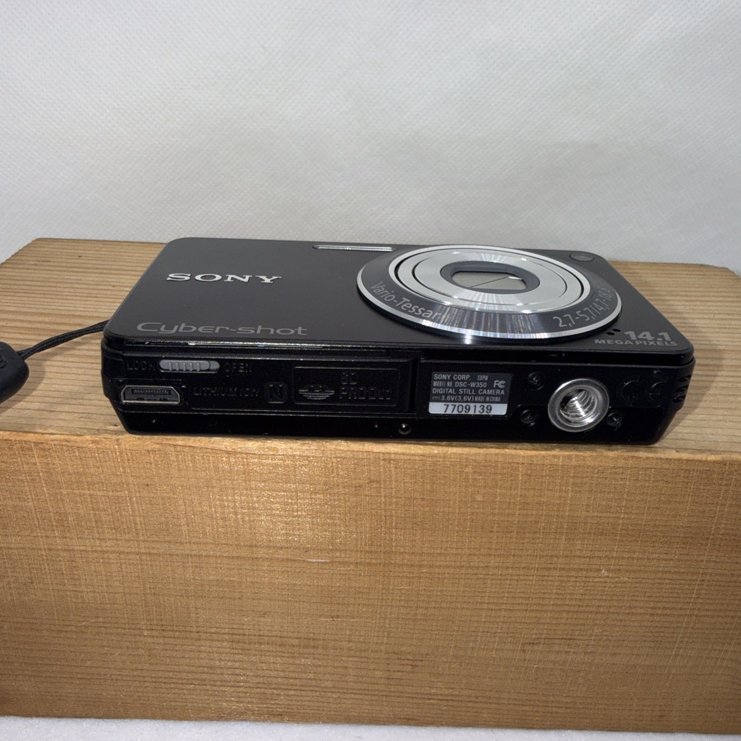 Sony Cybershot DSC-W350 14.1MP Digital Camera Tested + Charger Battery 16GB SD
