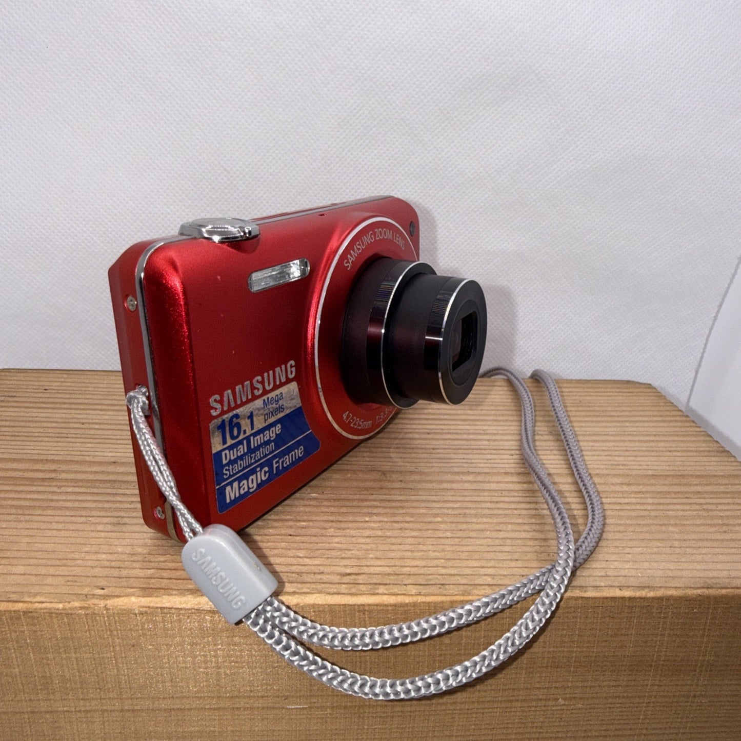 Samsung ST93 16.1MP Digital Camera Red Tested Working + Charger Battery 2GB SD