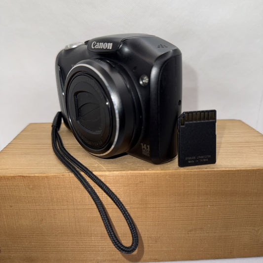 Canon PowerShot SX150 IS 14.1MP Digital Camera Tested Plus 16GB SD Memory Card