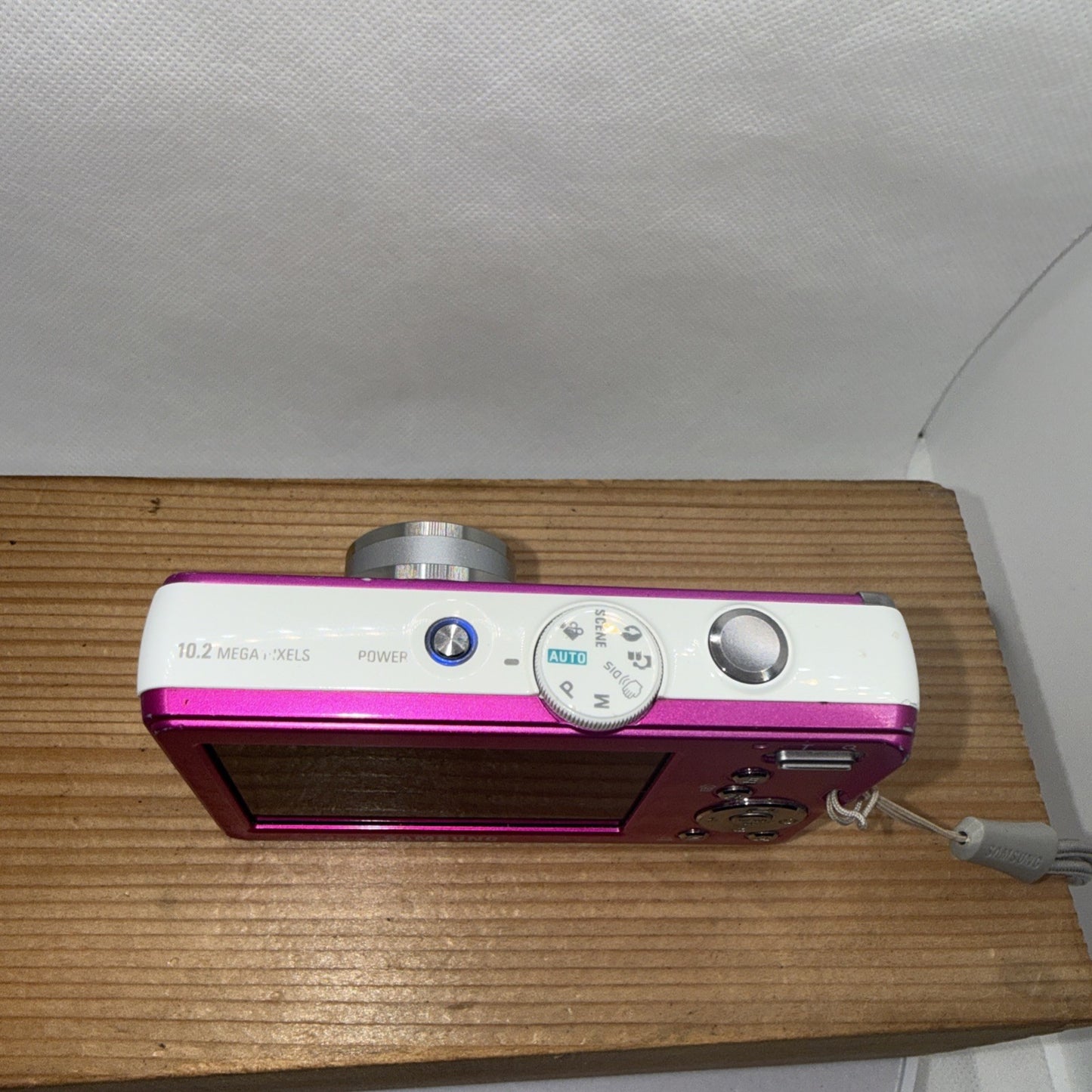 Samsung L201 10.2MP Pink Digital Camera Tested Working + Charger Battery 4GB SD