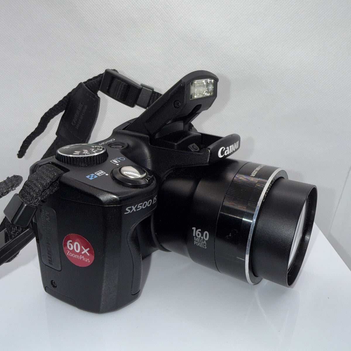 Canon PowerShot SX500 IS 16MP Digital Camera Tested *Trim Missing - Working