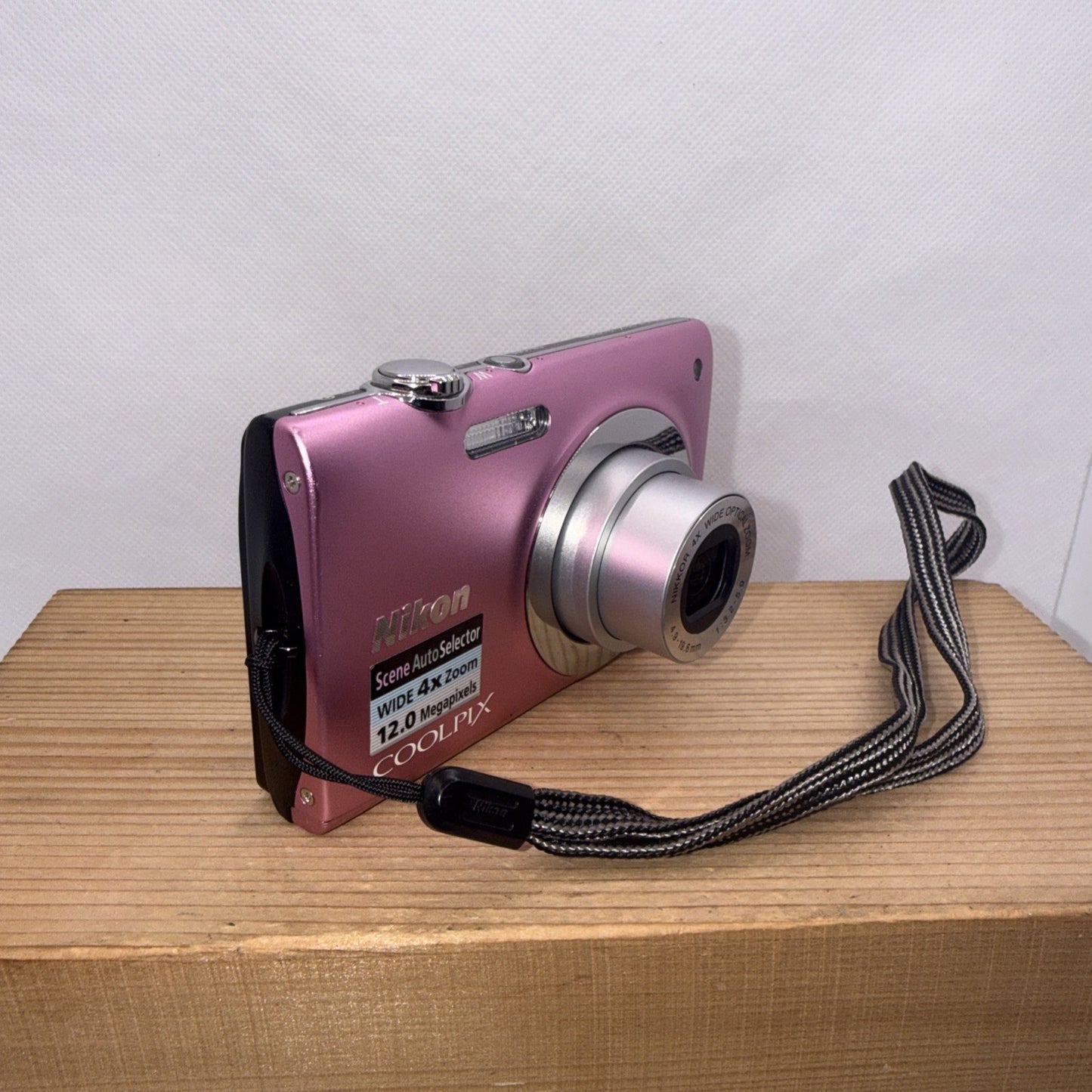 Nikon Coolpix S2500 12MP Pink Digital Camera Tested + Charger Battery 4GB SD Y2K