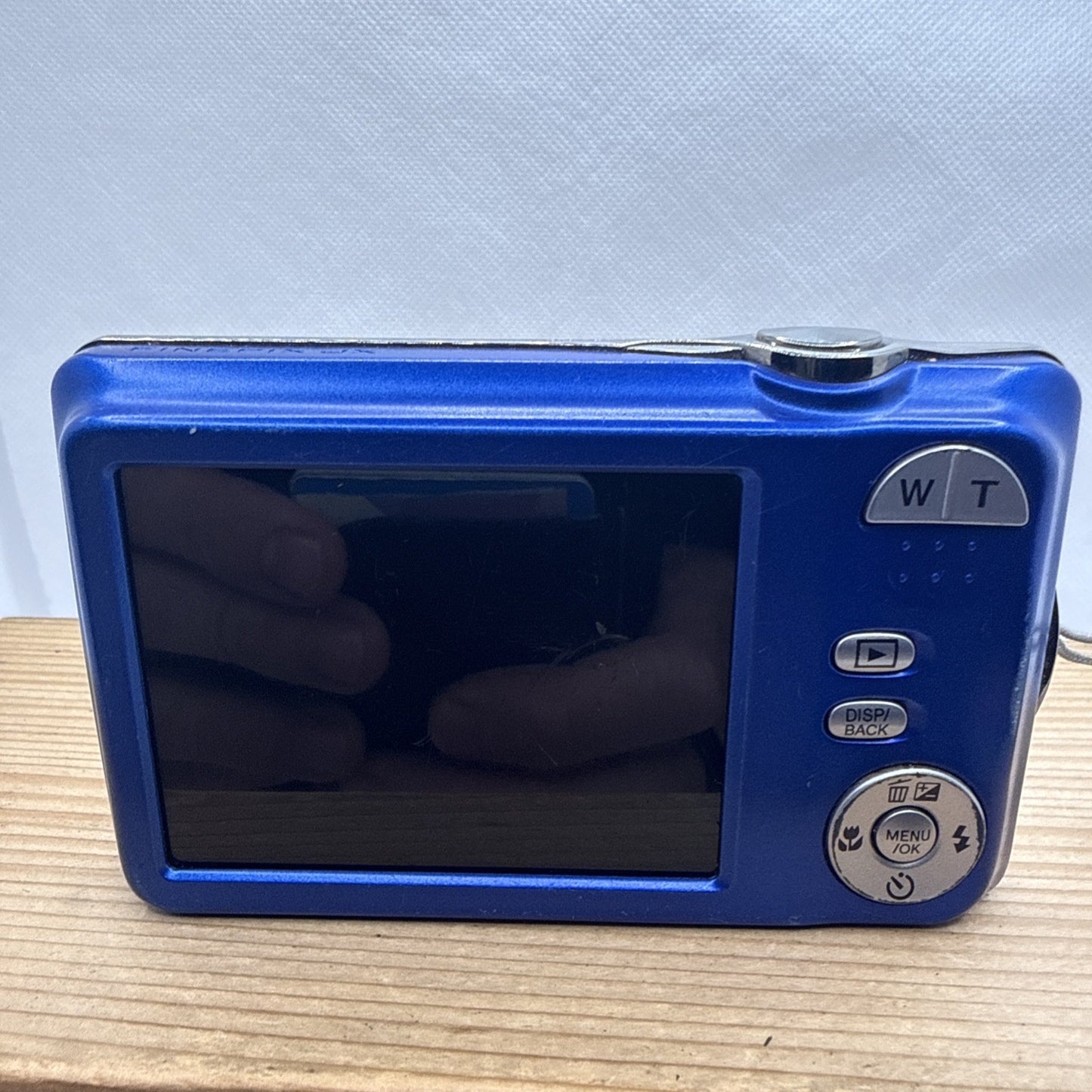 Fujifilm FinePix JX420 Digital Camera 16MP Blue Tested + Charger Battery 4GB SD