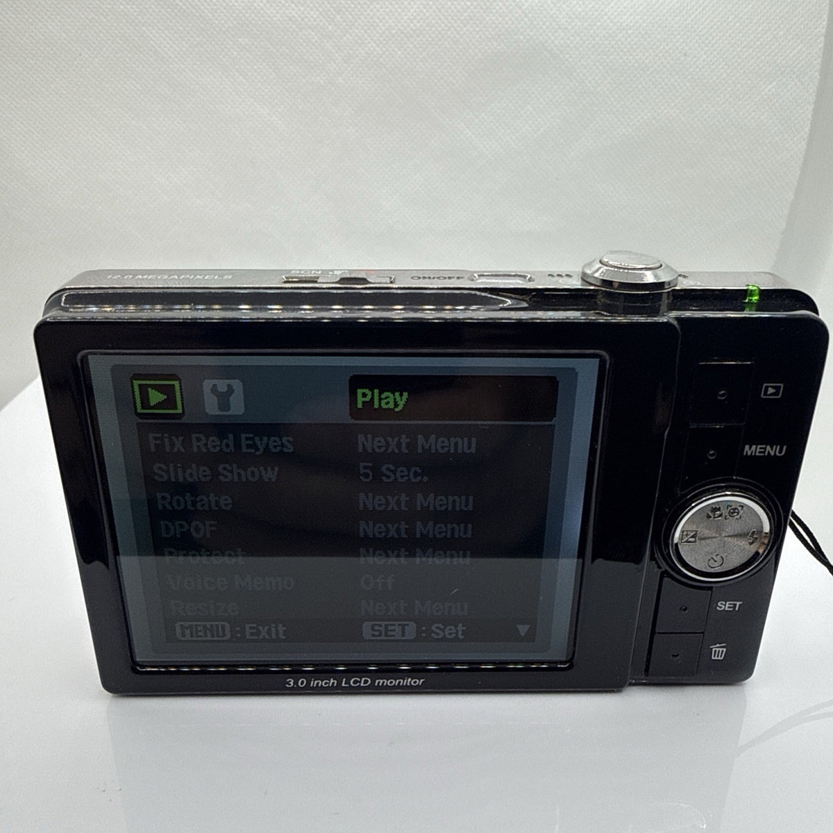 Digital Camera Hitachi HDC-1296E 12.1MP Black Tested Full Working Set