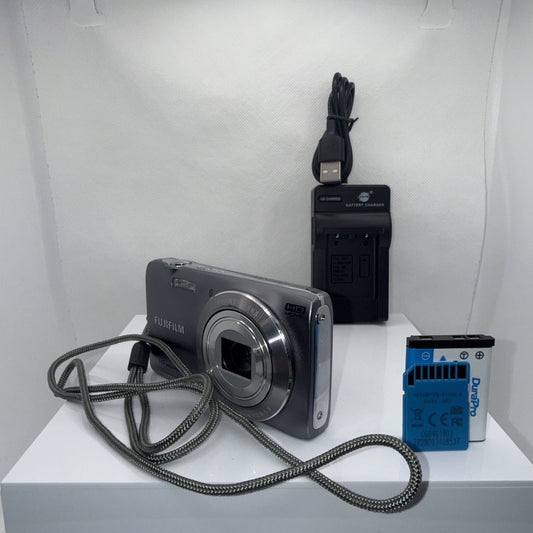 Fujifilm Finepix JZ100 Digital Camera 14MP Tested *Lens Flaps Missing* Bundle