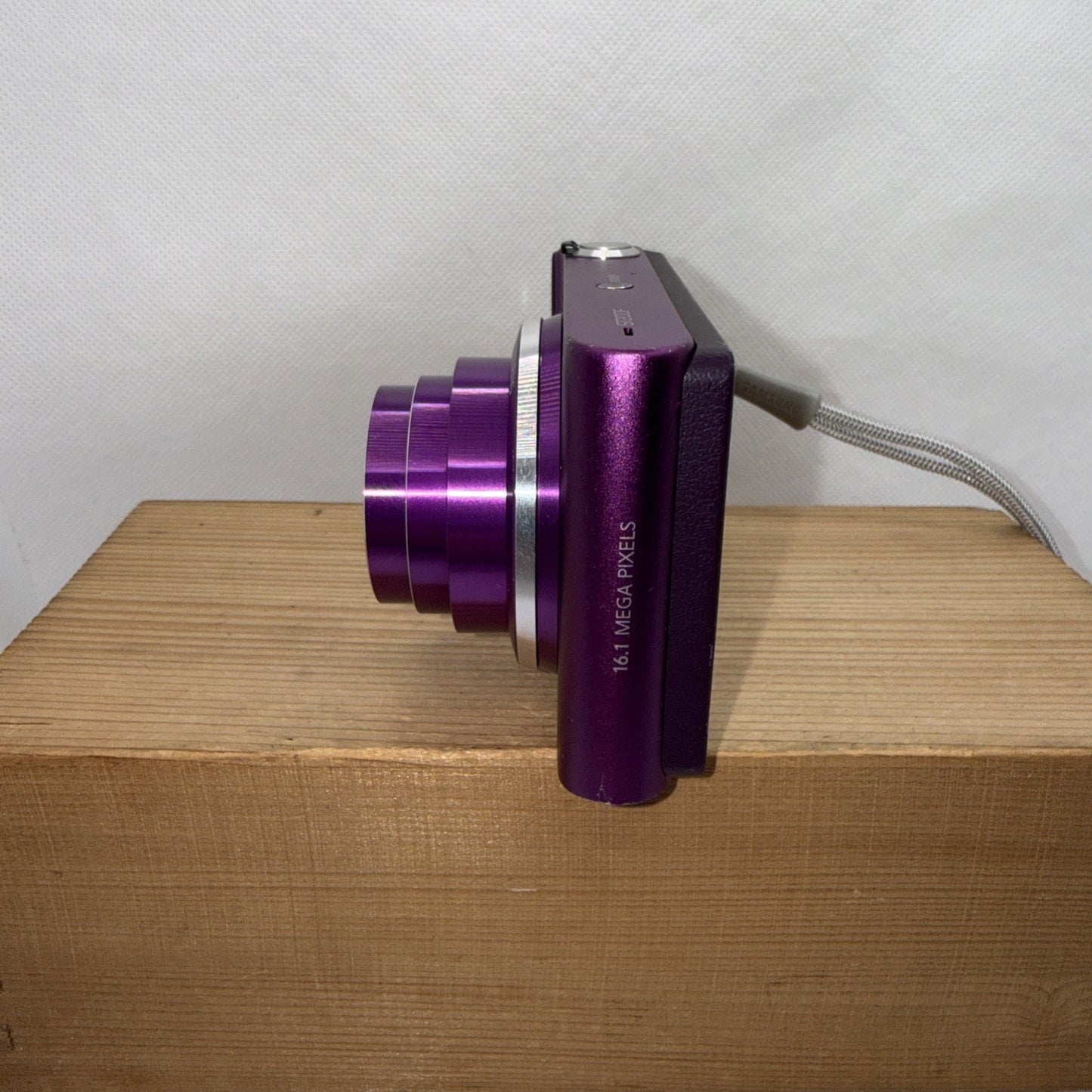 Samsung ST200F Purple 16.1MP Digital Camera WiFi Tested Charger Battery 4GB Case