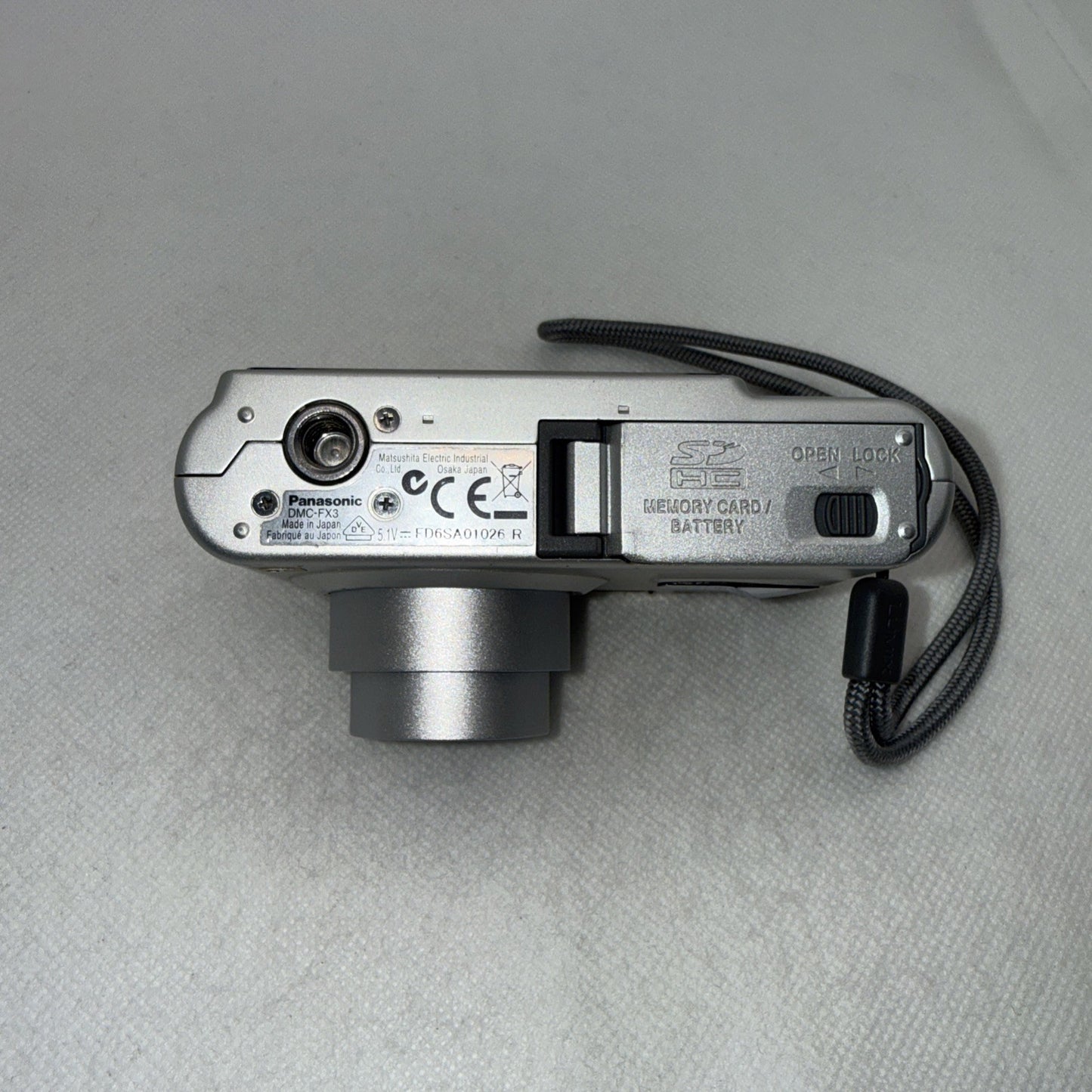 Panasonic Lumix DMC-FX33 8.1MP Digital Camera Boxed Tested + Charger Battery SD8