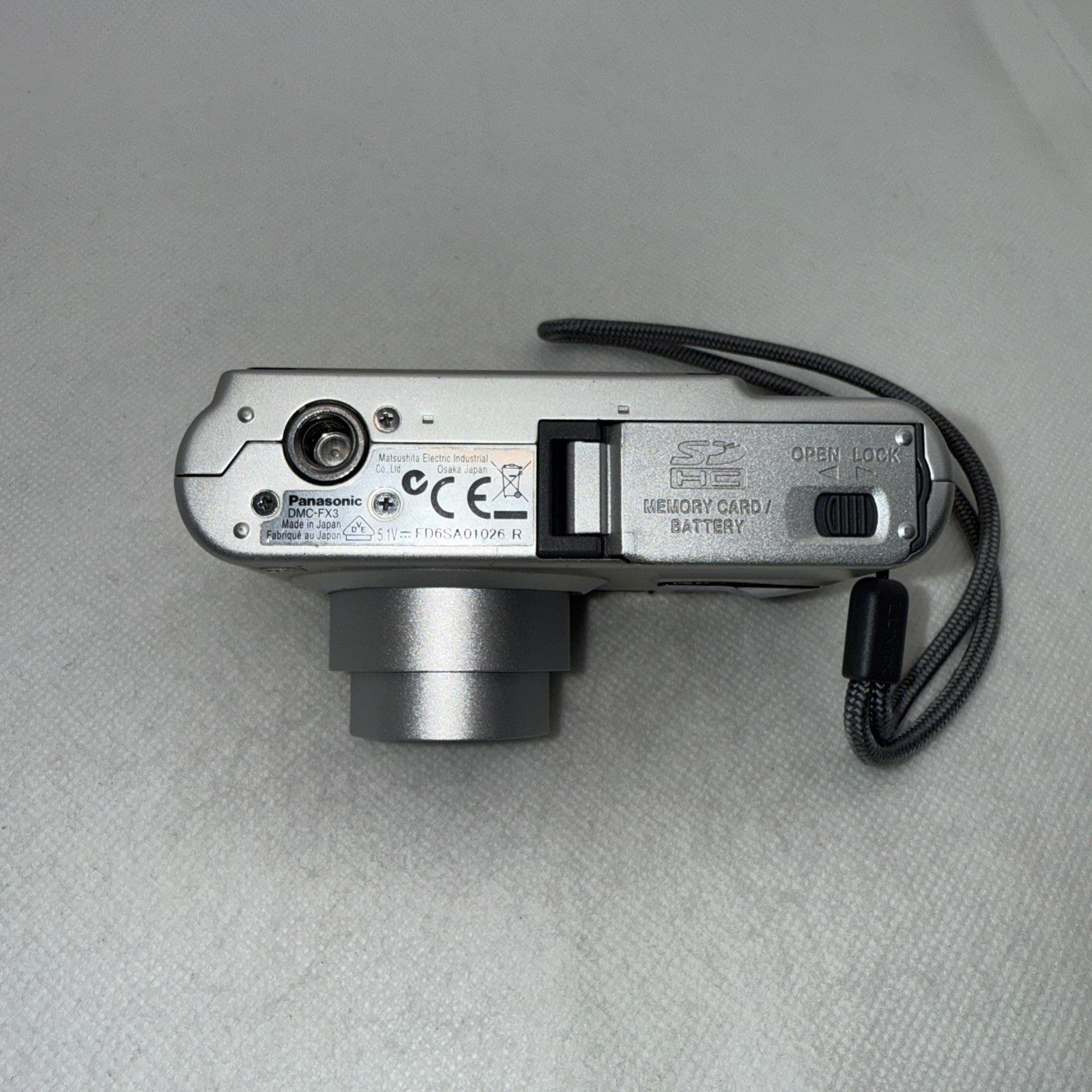 Panasonic Lumix DMC-FX33 8.1MP Digital Camera Boxed Tested + Charger Battery SD8