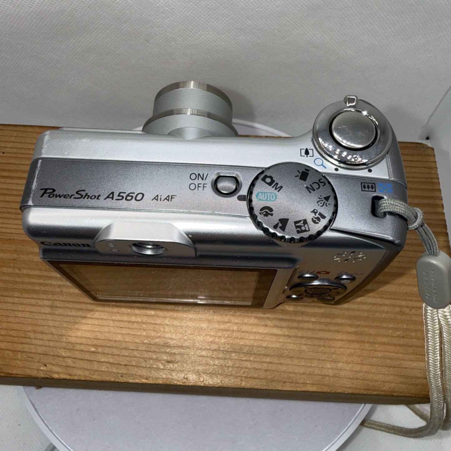 Canon Powershot A560 7.1mp Digital Camera SD Card  & Case Fully Tested & Working