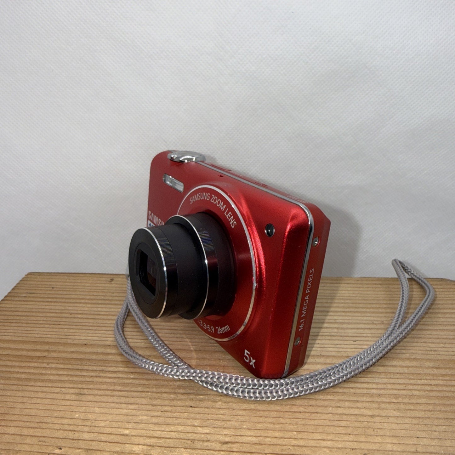 Samsung ST93 16.1MP Digital Camera Red Tested Working + Charger Battery 2GB SD