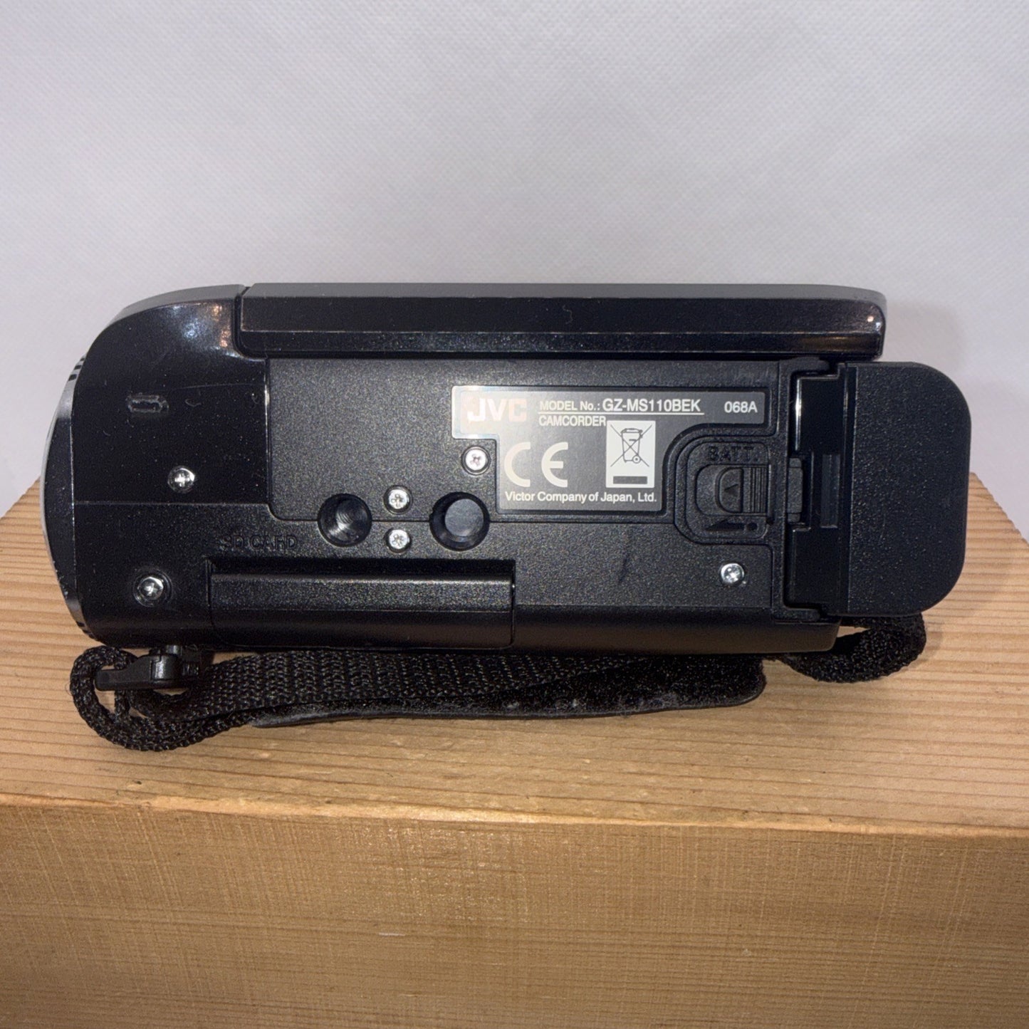 JVC Everio GZ-MS110BEK HD 45x Zoom Camcorder + Charger Battery SD Tested