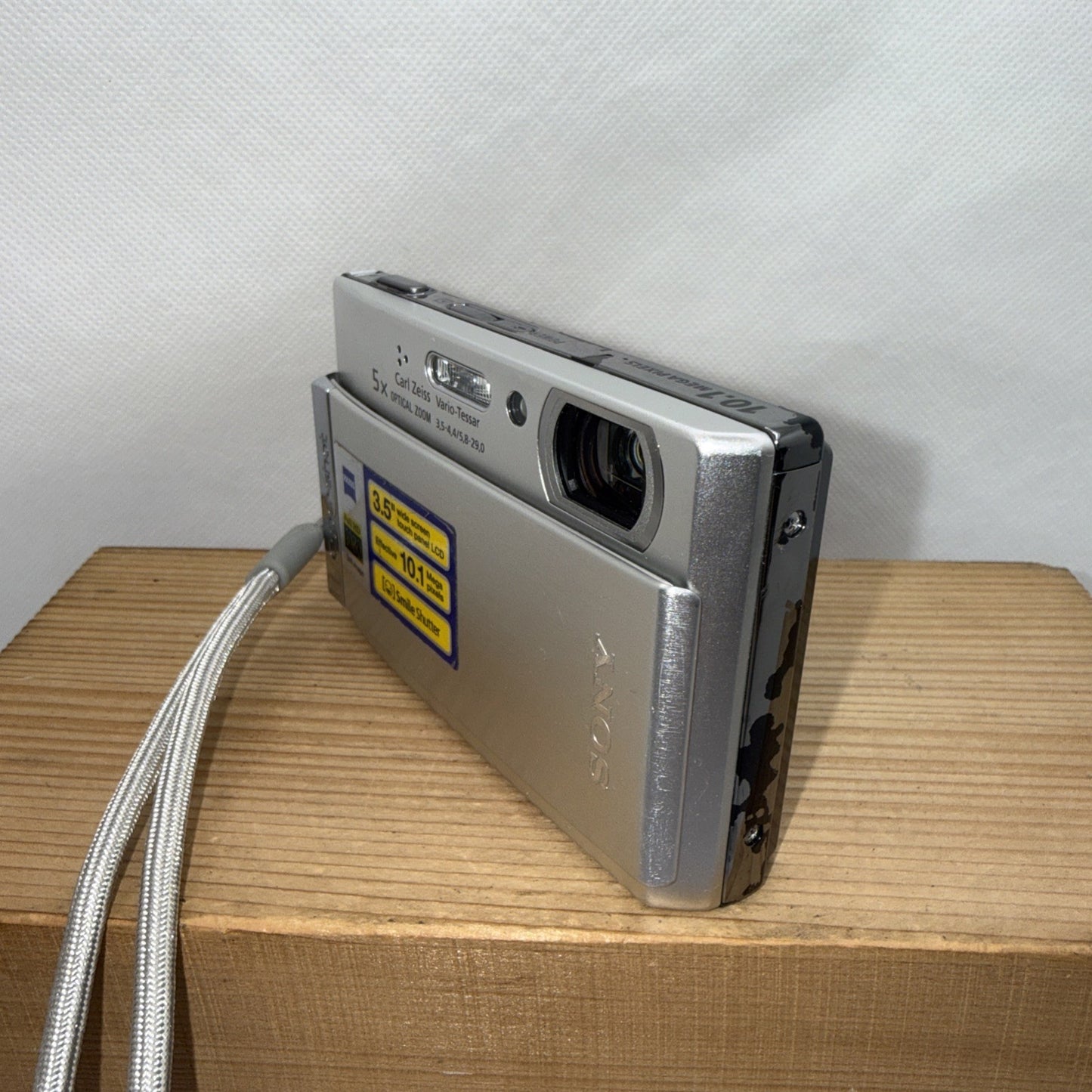 Sony Cyber-shot DSC-T300 10.1MP Digital Camera Tested + Charger Battery Memory
