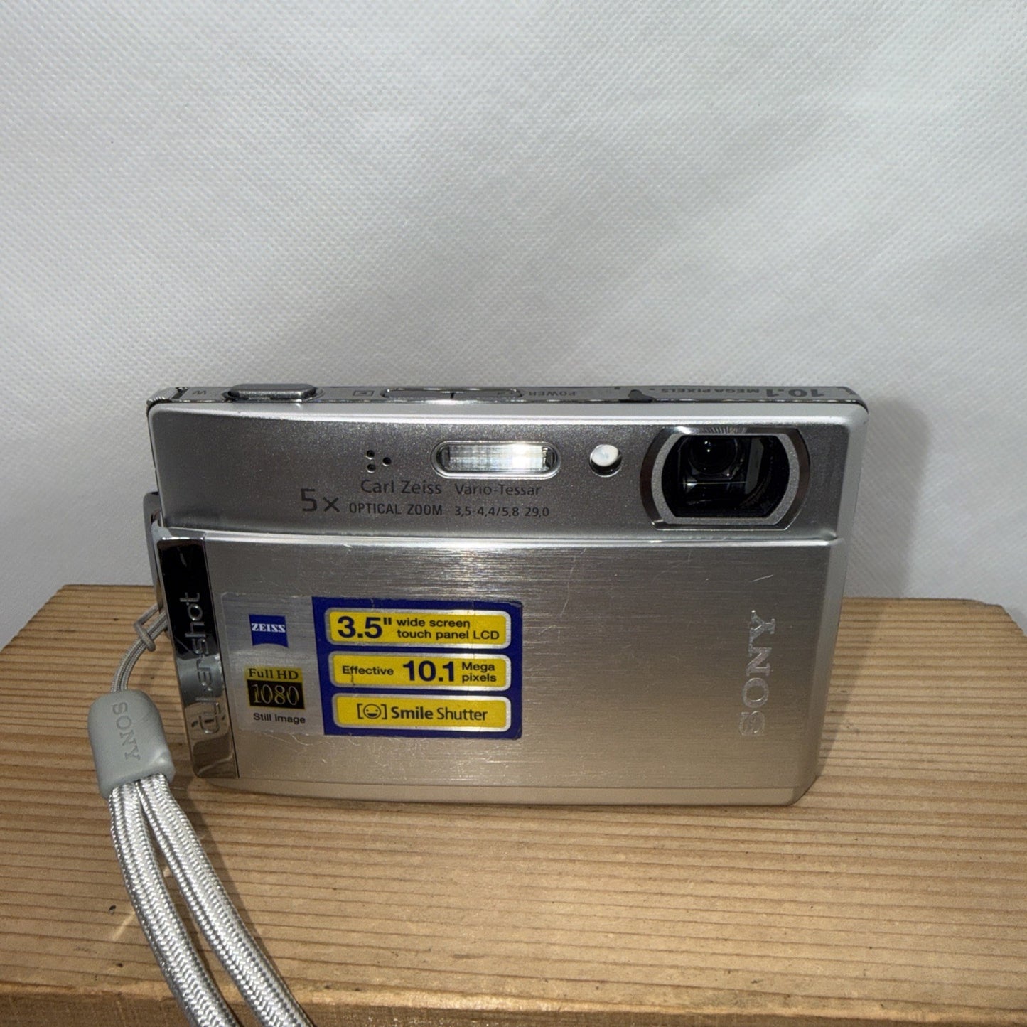 Sony Cyber-shot DSC-T300 10.1MP Digital Camera Tested + Charger Battery Memory