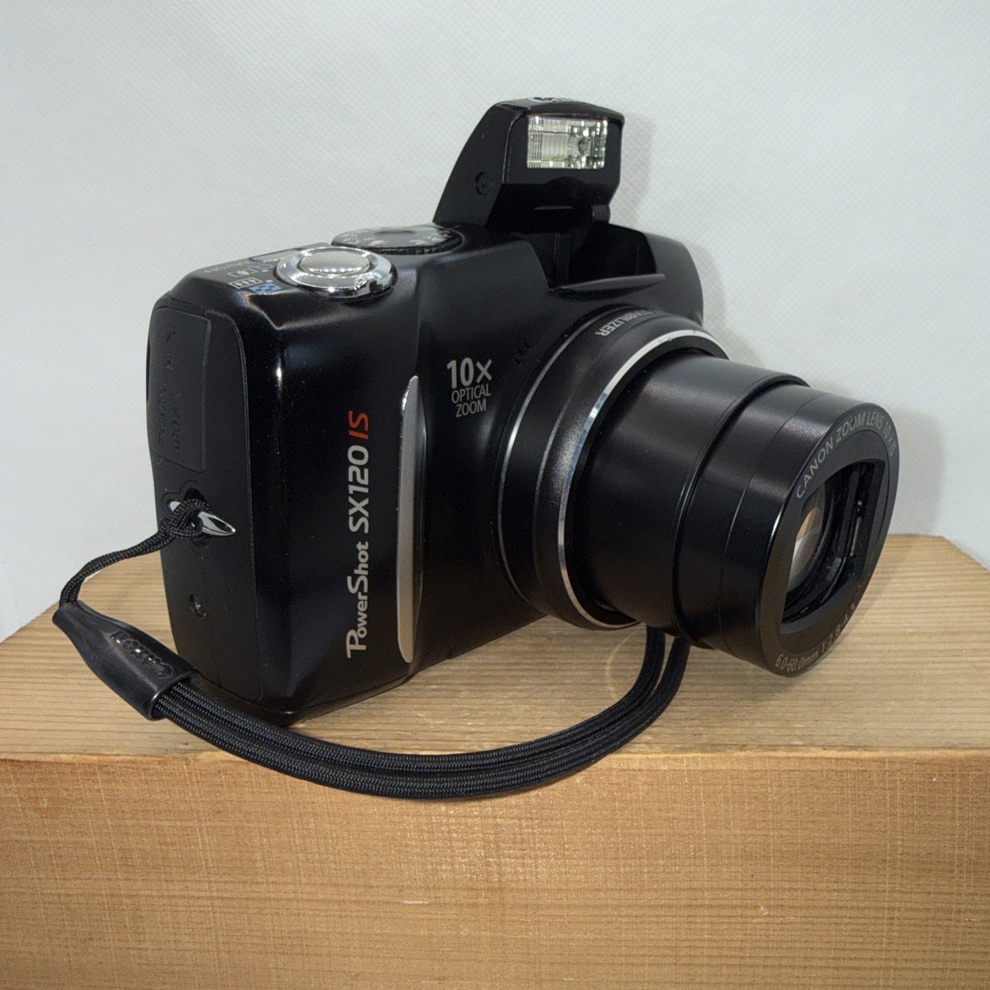 Canon Powershot SX120IS 10MP Digital Camera Tested + Case And 4GB SD Memory Card